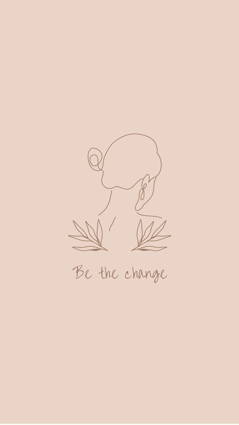 Free Hand Drawn Inspirational Quote Mobile Wallpaper