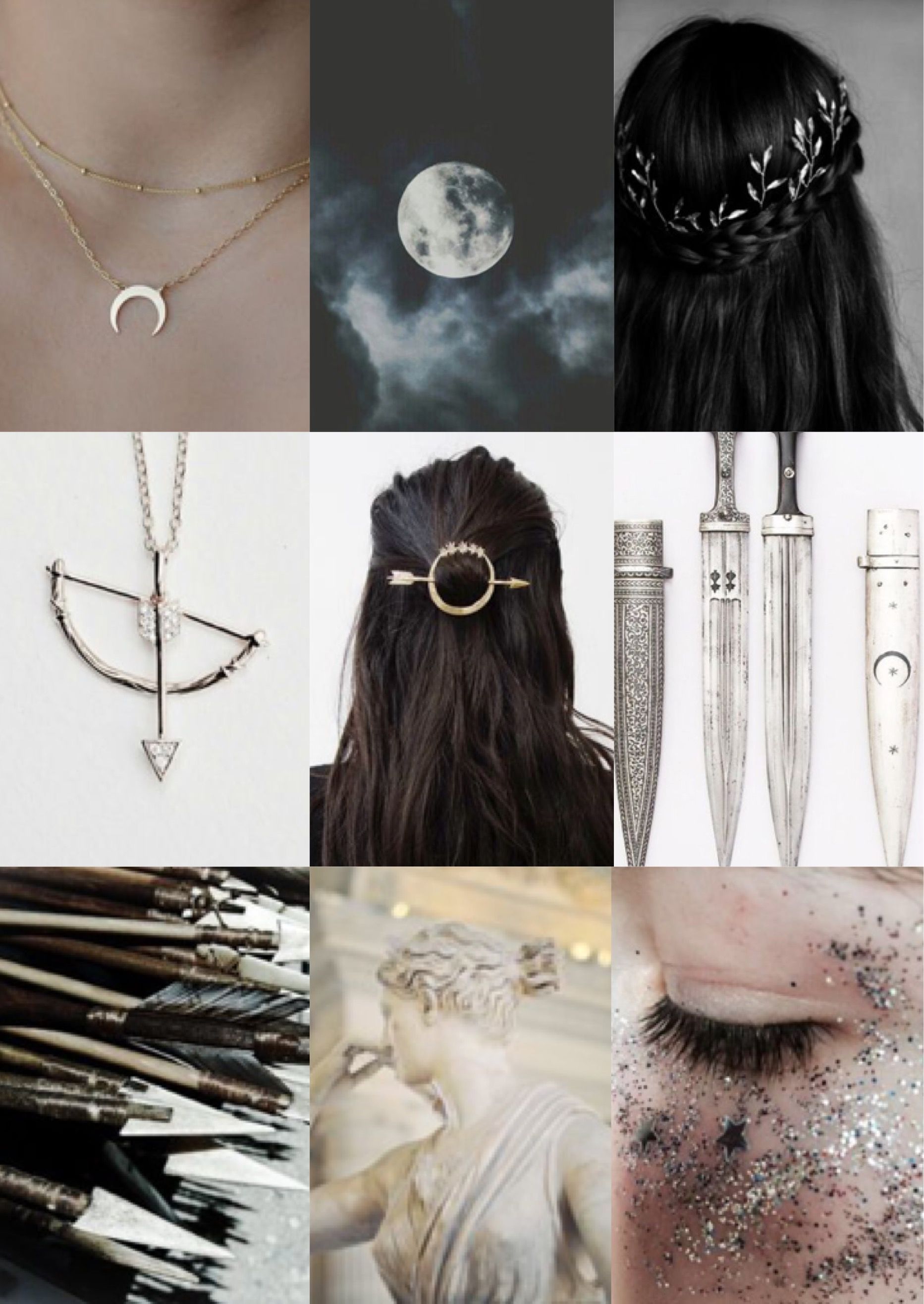 A collage of pictures with different items in them - Artemis