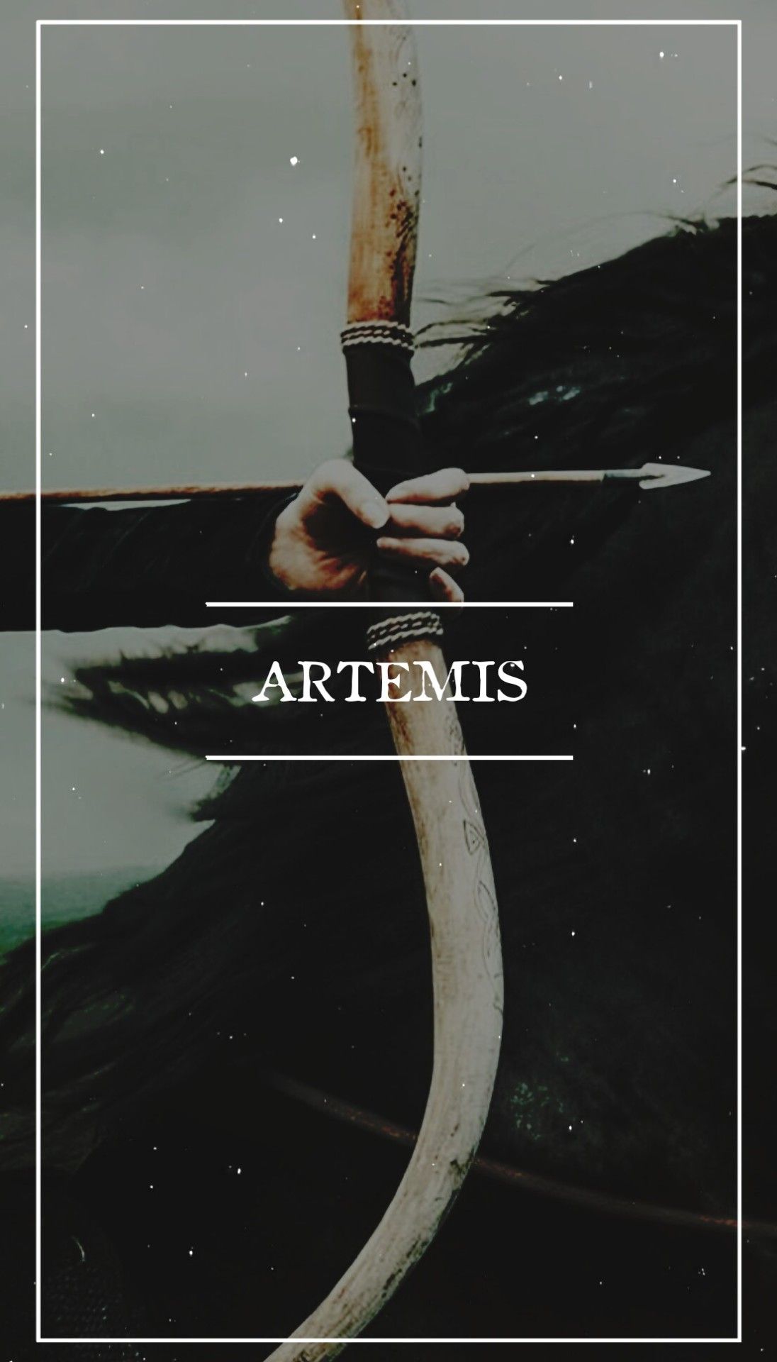 Artemis, the Greek goddess of the hunt, is often depicted holding a bow and quiver of arrows. - Artemis