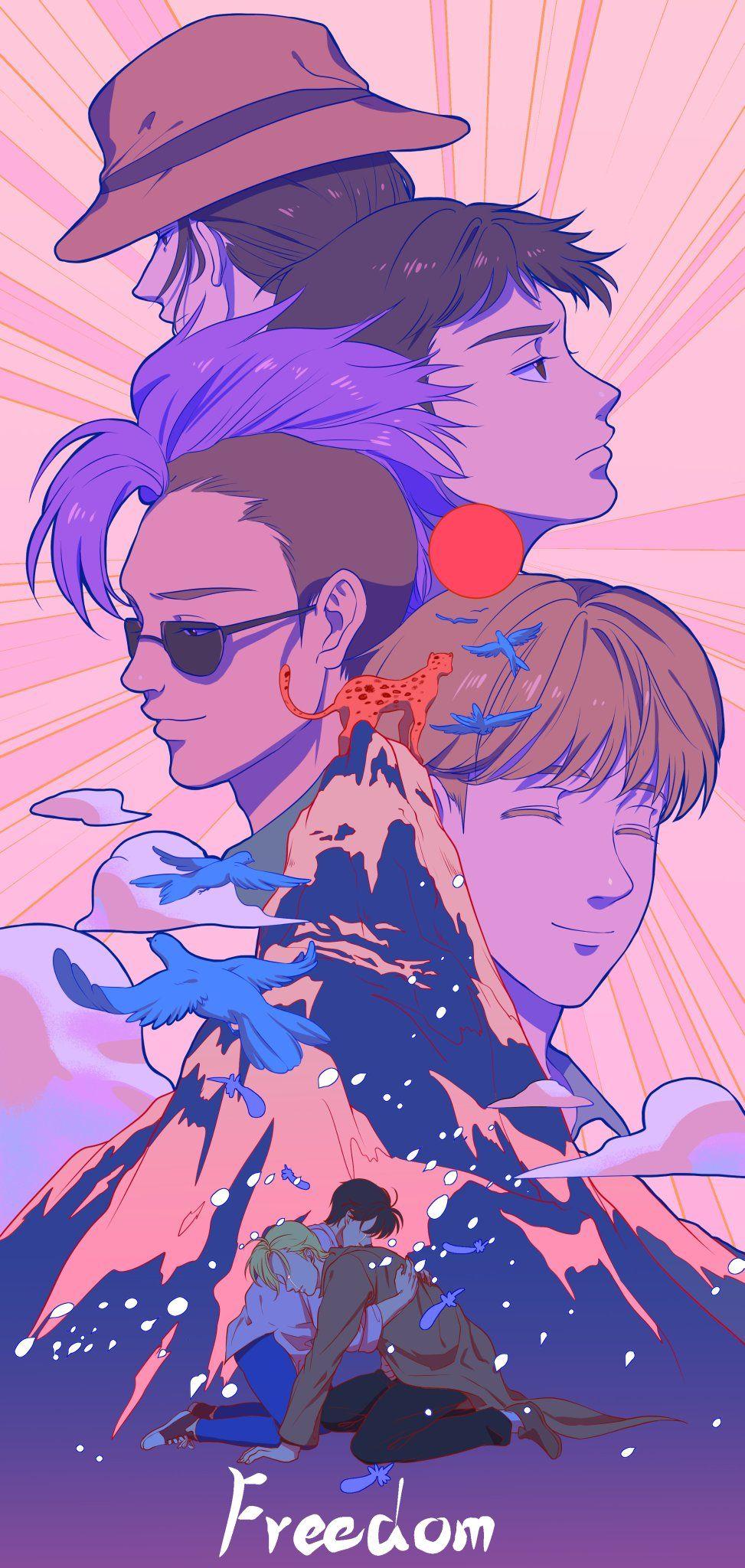 Banana Fish Aesthetic Wallpaper