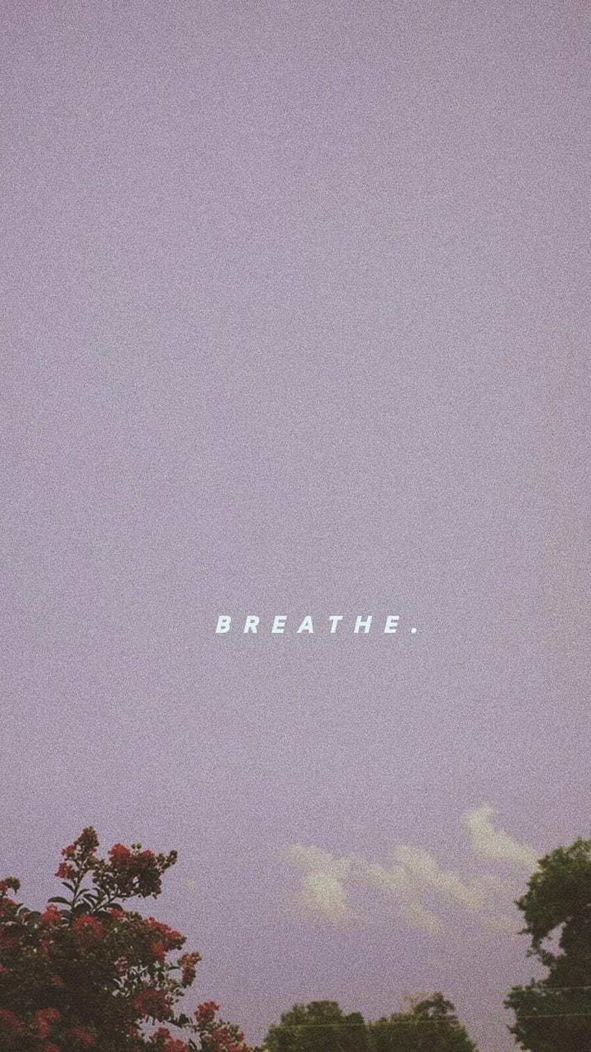 Take a second, breathe. *•°, aesthetic grain HD phone wallpaper