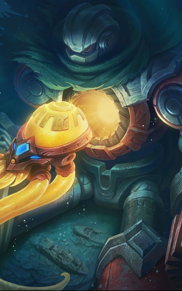 Samus Aran holding a ball with a face on it - Atlas