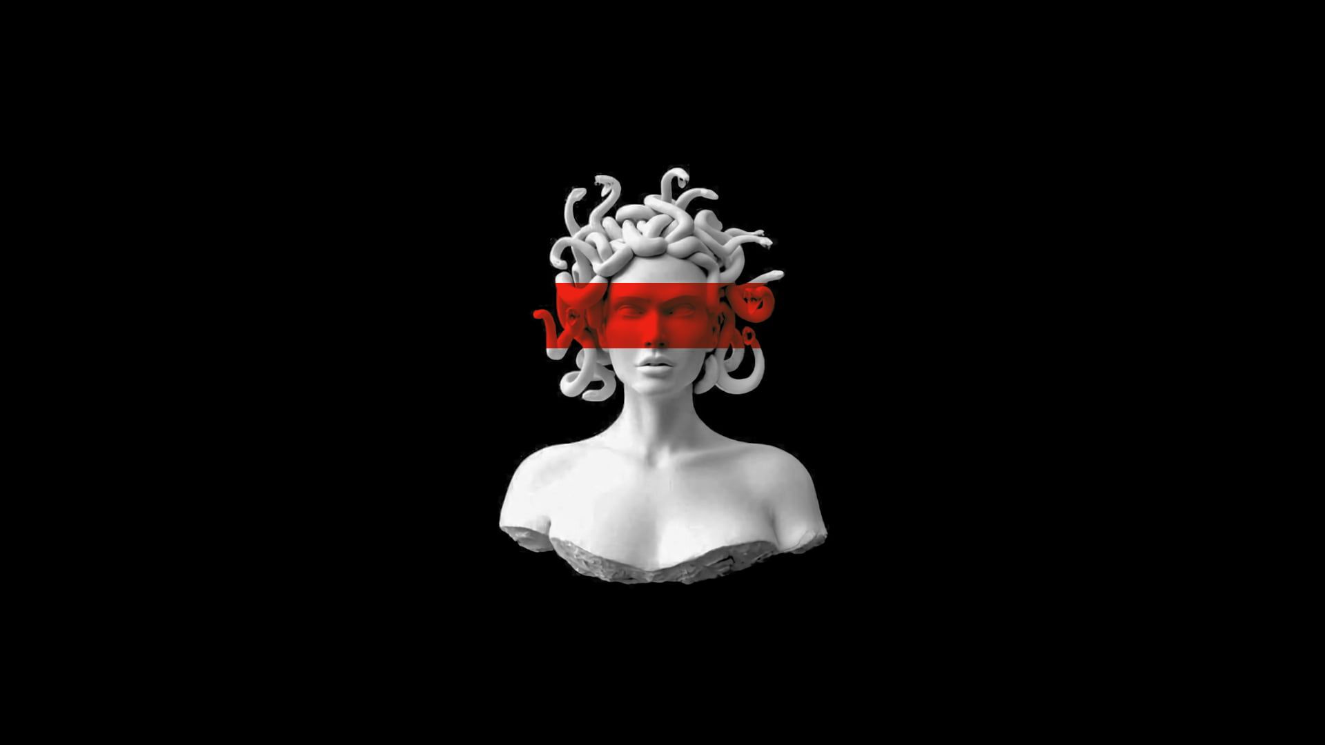 Wallpaper Medusa, Abstract, 3D Abstract, Minimal