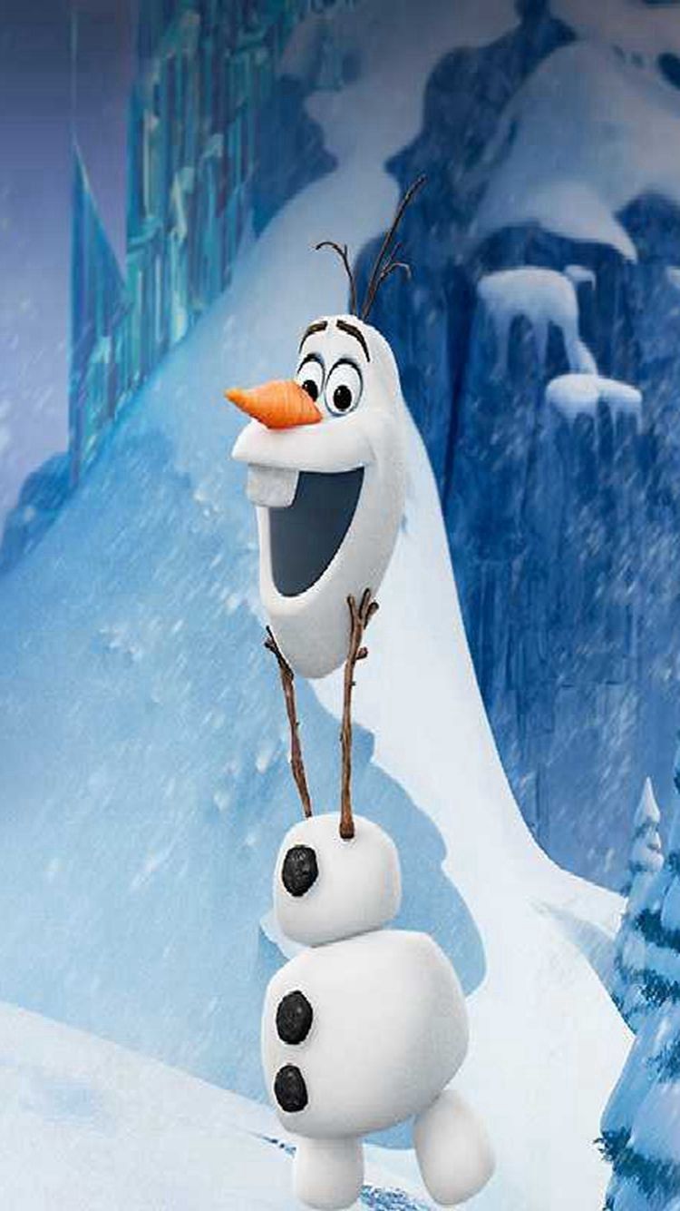 Free download Disney Frozen iPhone Background Olaf [750x1334] for your Desktop, Mobile & Tablet. Explore Disney Olaf Wallpaper. Olaf Wallpaper, Olaf Wallpaper Border, Frozen Olaf Wallpaper