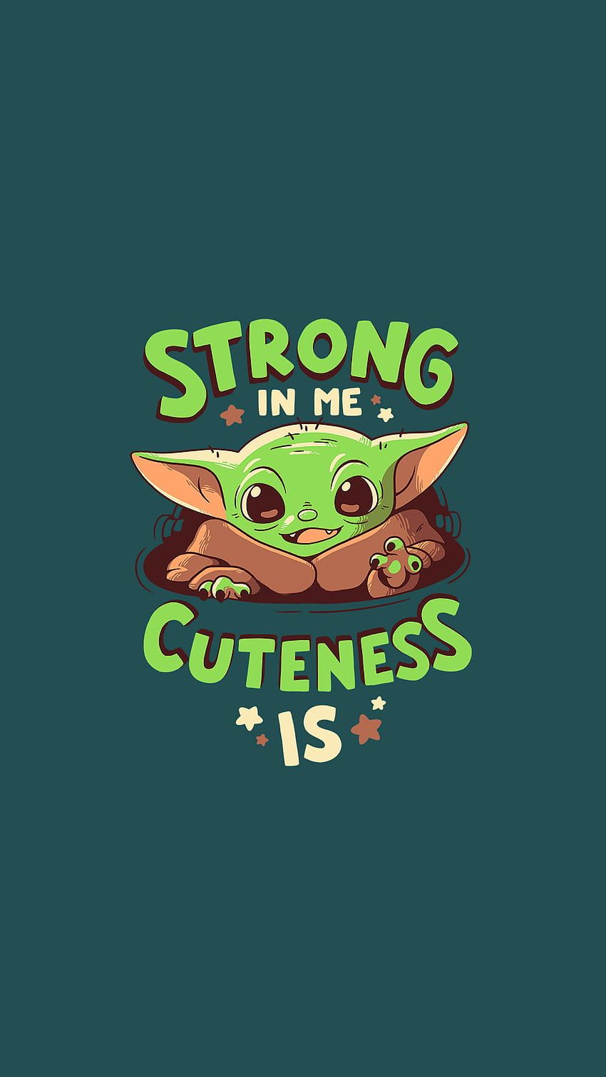 The baby yoda strong in cuteness - Baby Yoda