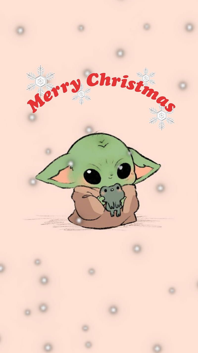 The baby yoda merry christmas - Baby Yoda