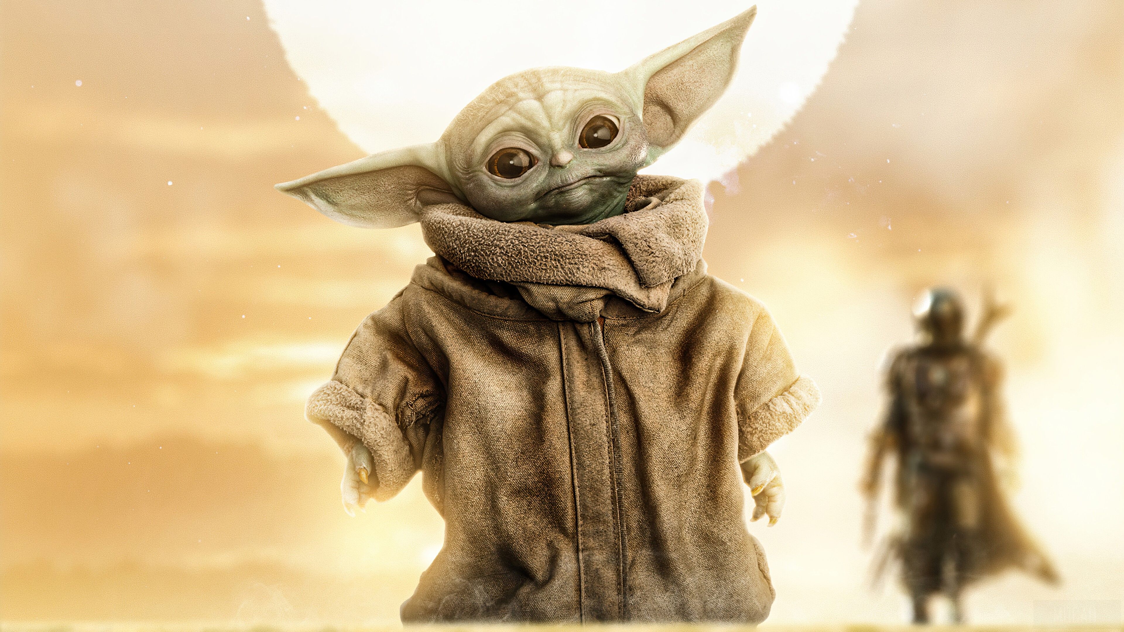 Baby Yoda 4K wallpapers for your desktop or mobile screen free and easy to download - Baby Yoda