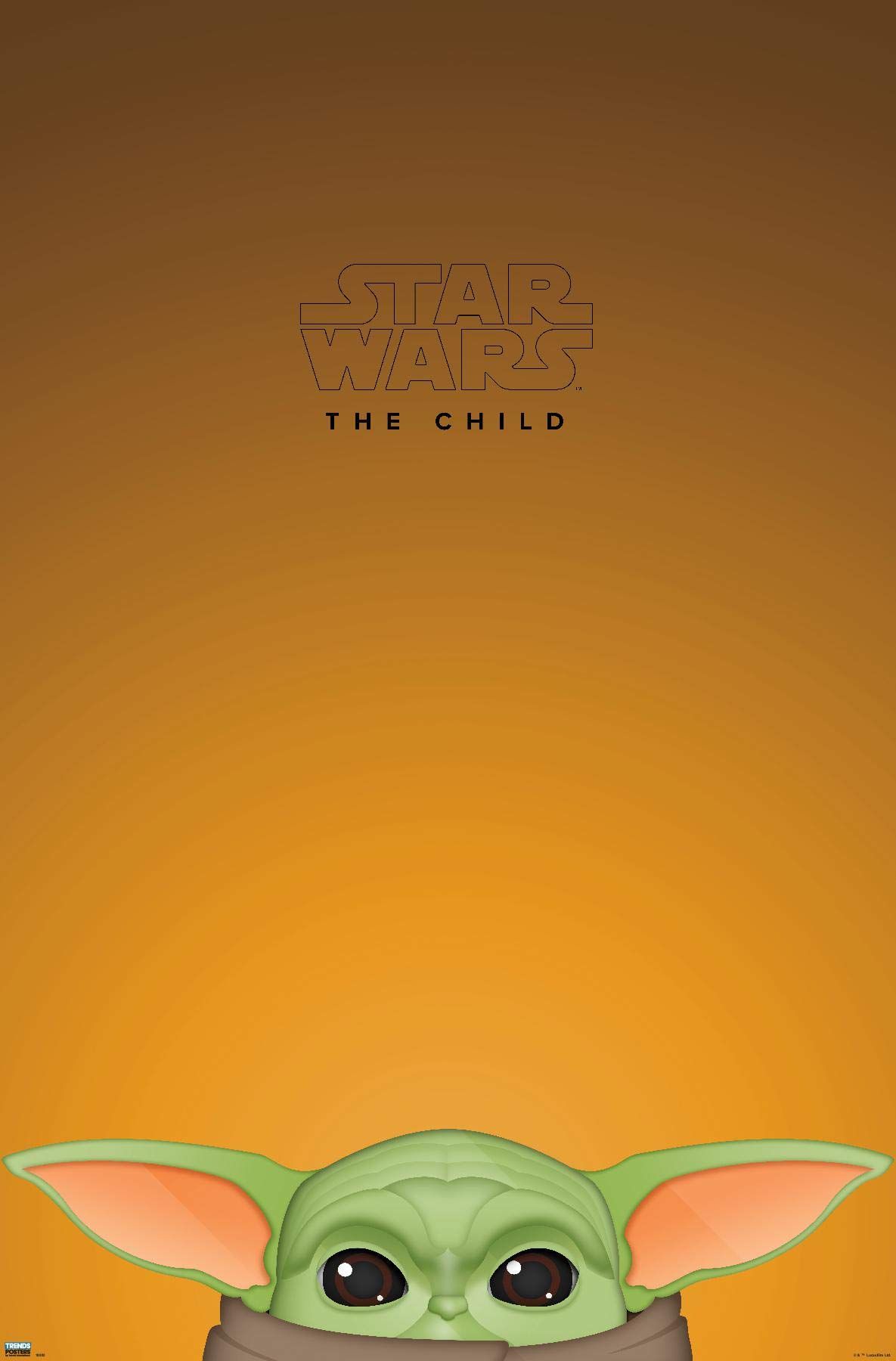 Trends International Star Wars: The Mandalorian. Preston The Child Minimalist Wall Poster, 14.725 x 22. Premium Unframed Version: Posters & Prints