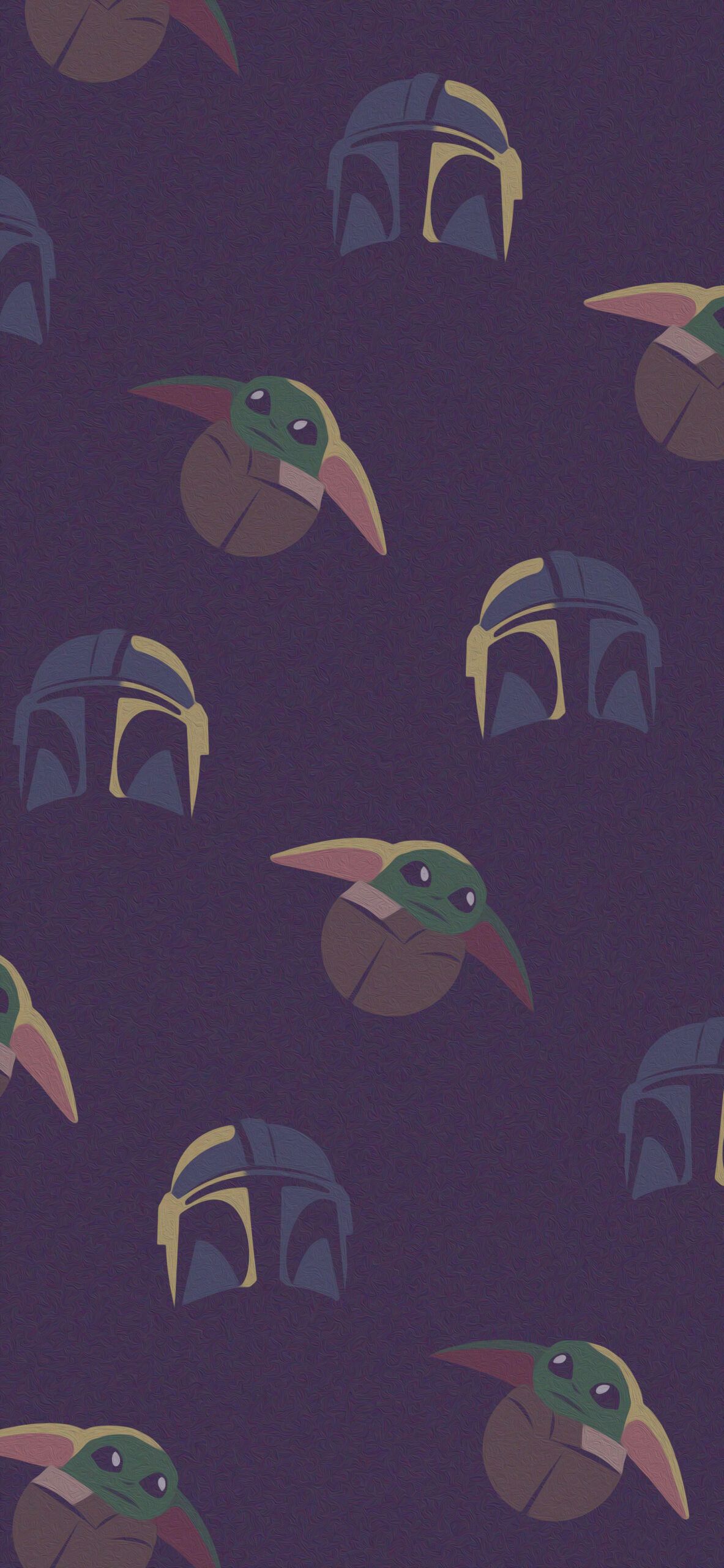 The Mandalorian and The Child wallpaper I made for my phone - Baby Yoda