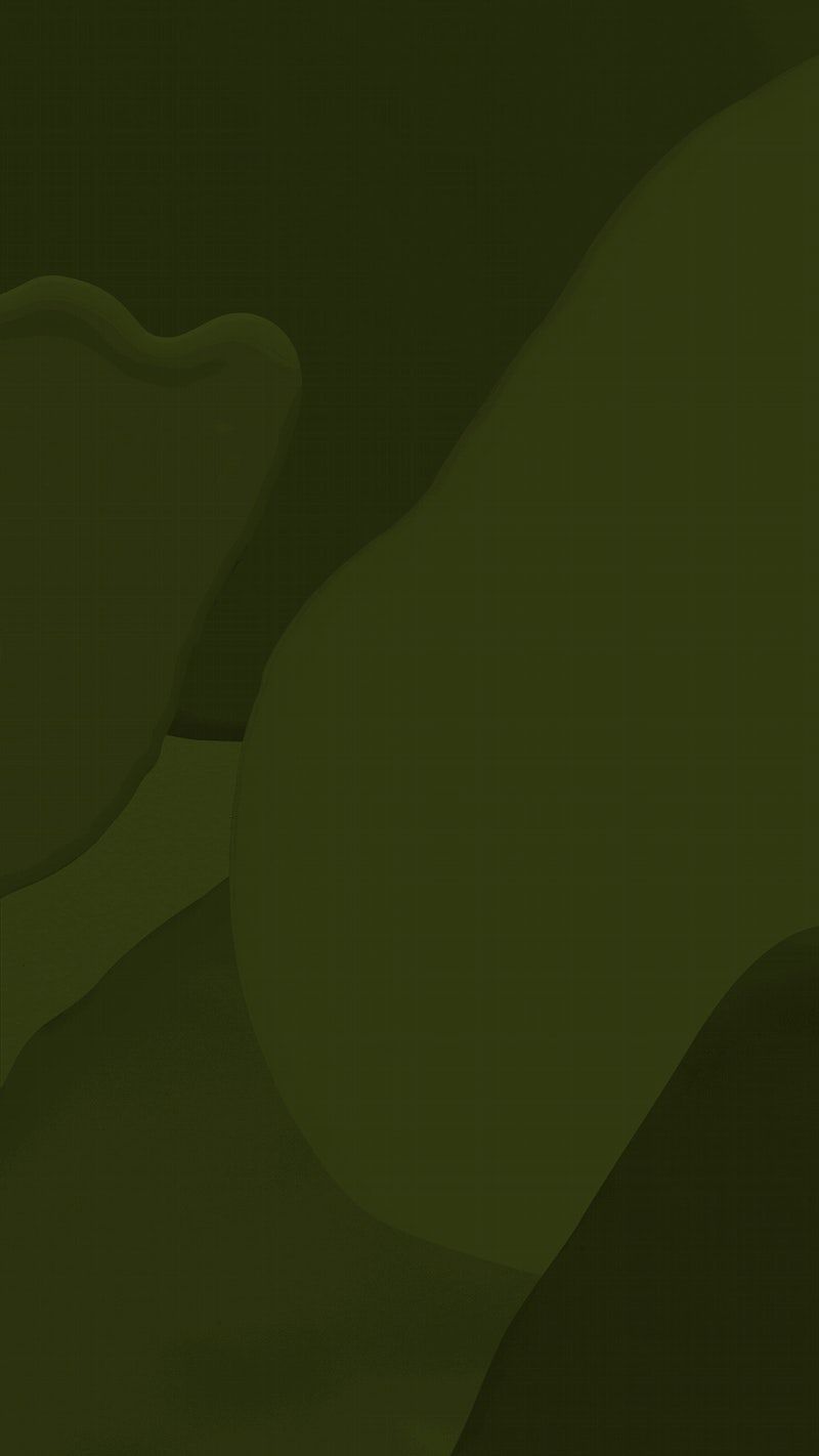 A close-up of a green, abstract shape. - Green, dark green