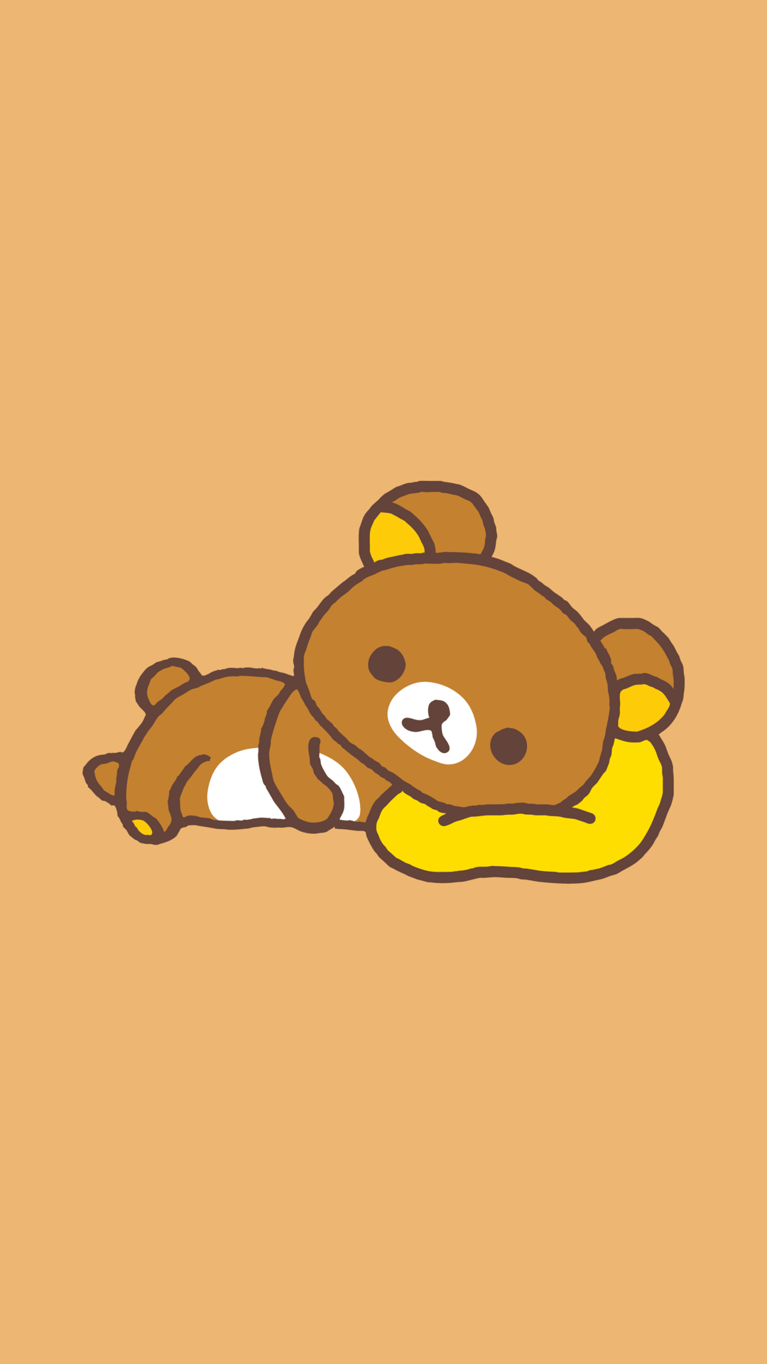 Rilakkuma iPhone Wallpaper. Rilakkuma wallpaper, Rilakuma wallpaper, iPhone wallpaper yellow