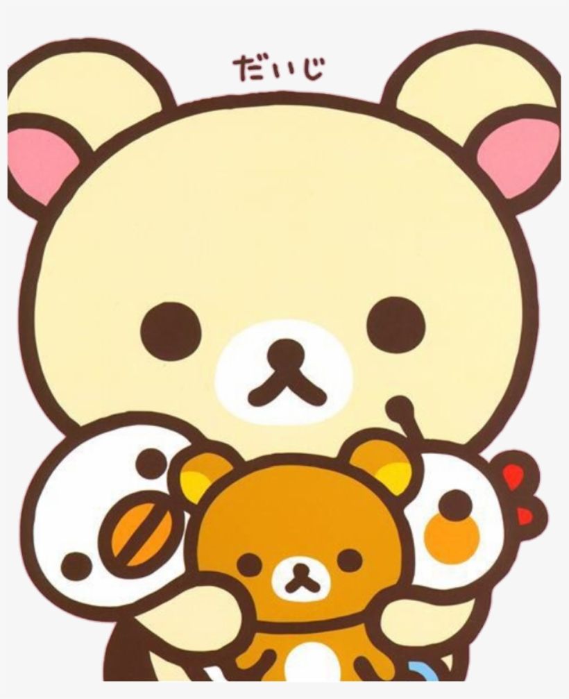 Korilakkuma Sticker Wallpaper iPhone HD Transparent PNG Download on NicePNG