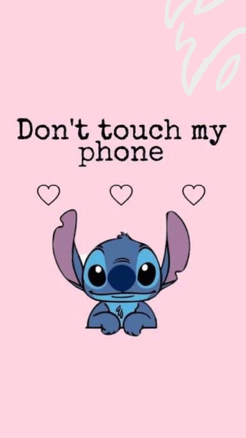 Cute stitch for your I phone!, Don't Touch My iPad Stitch HD phone wallpaper
