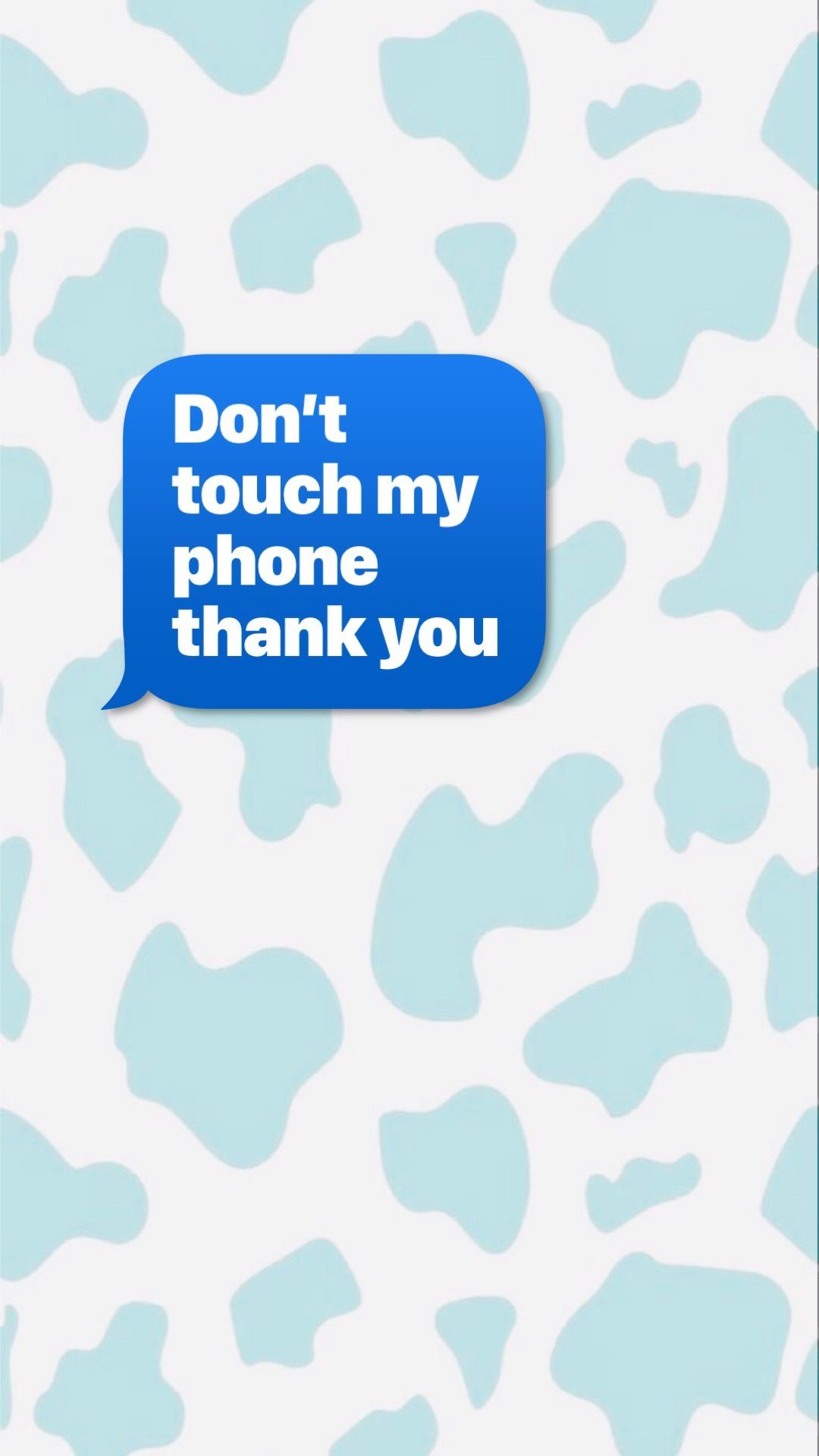 Don't touch my phone wallpaper - Don't touch my phone