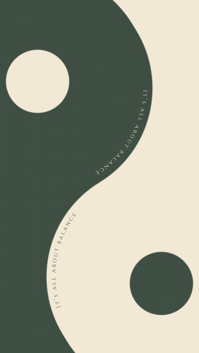 Green and white yin yang symbol with the words 