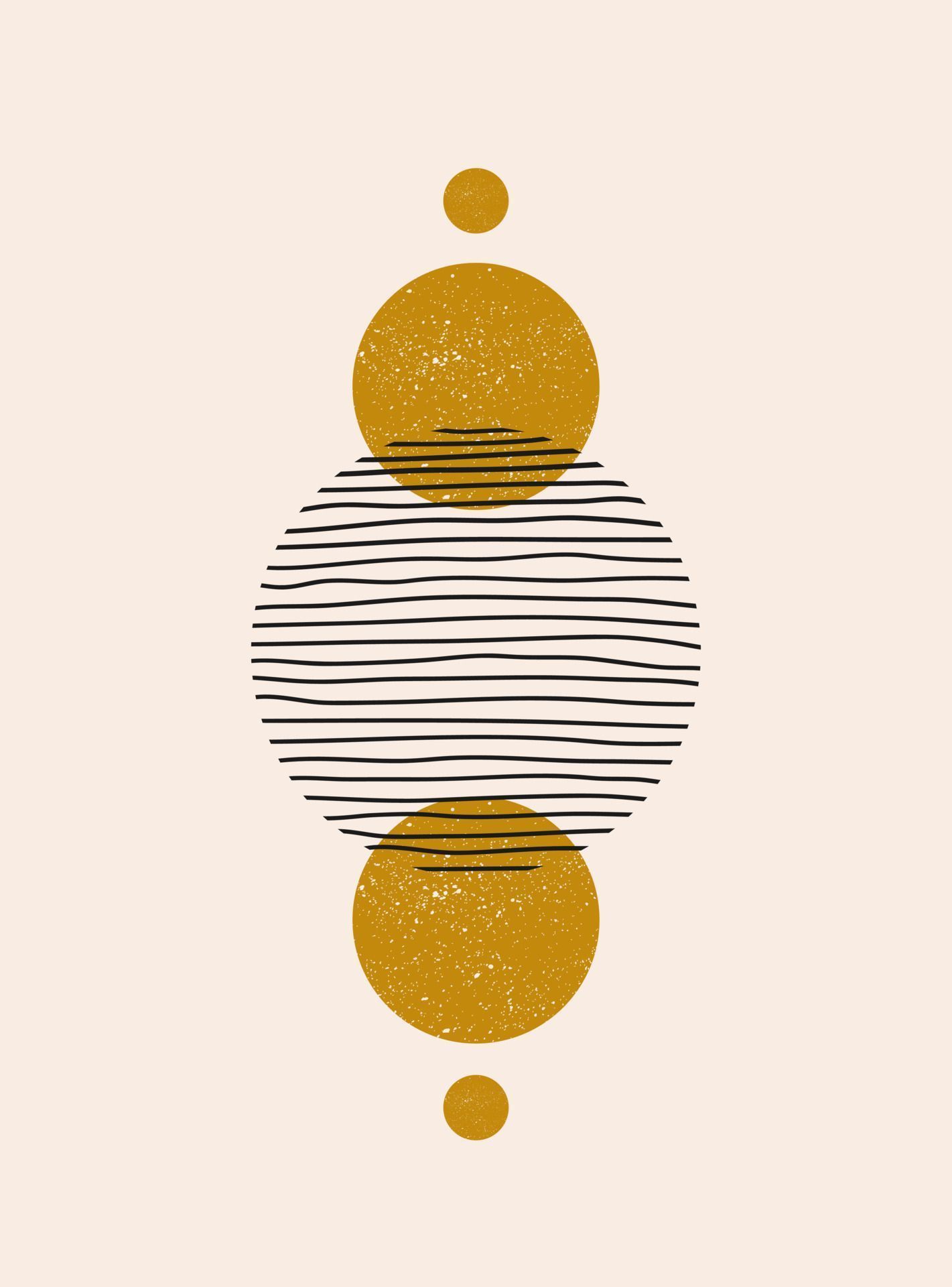 An abstract design with circles and lines - Balance, modern, geometry