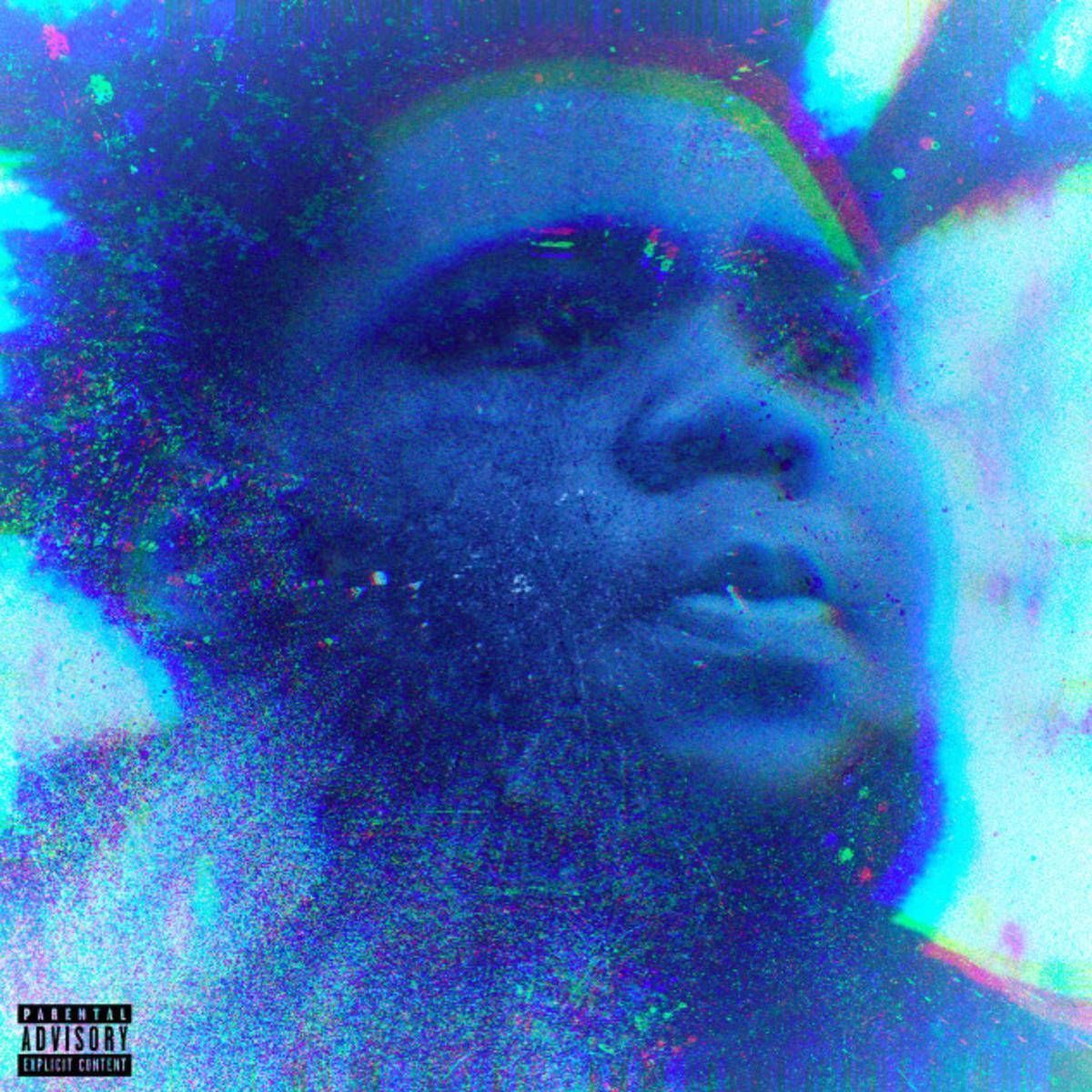 The cover of a man with blue hair - Rod Wave