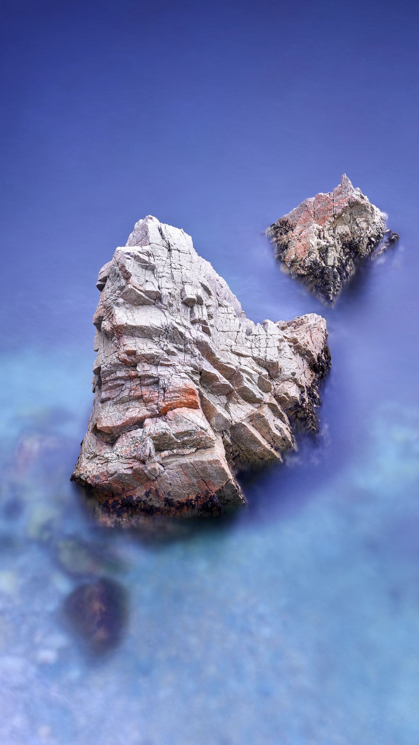 macOS Big Sur Wallpaper 4K, Seashore, Rocks, Stock, Nature
