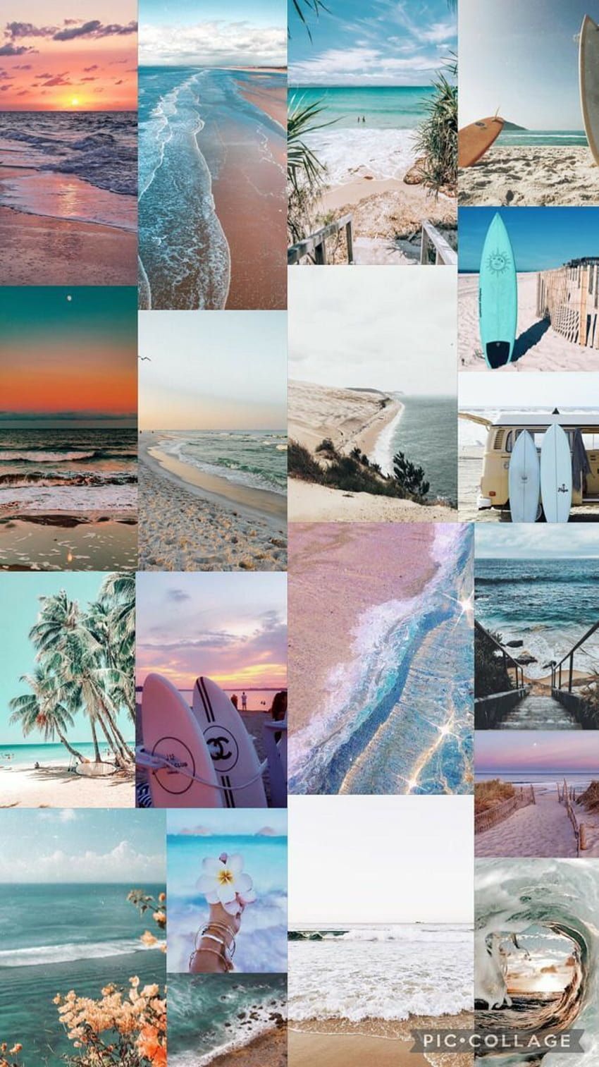 Beach aesthetics, aesthetic summer beach HD phone wallpaper