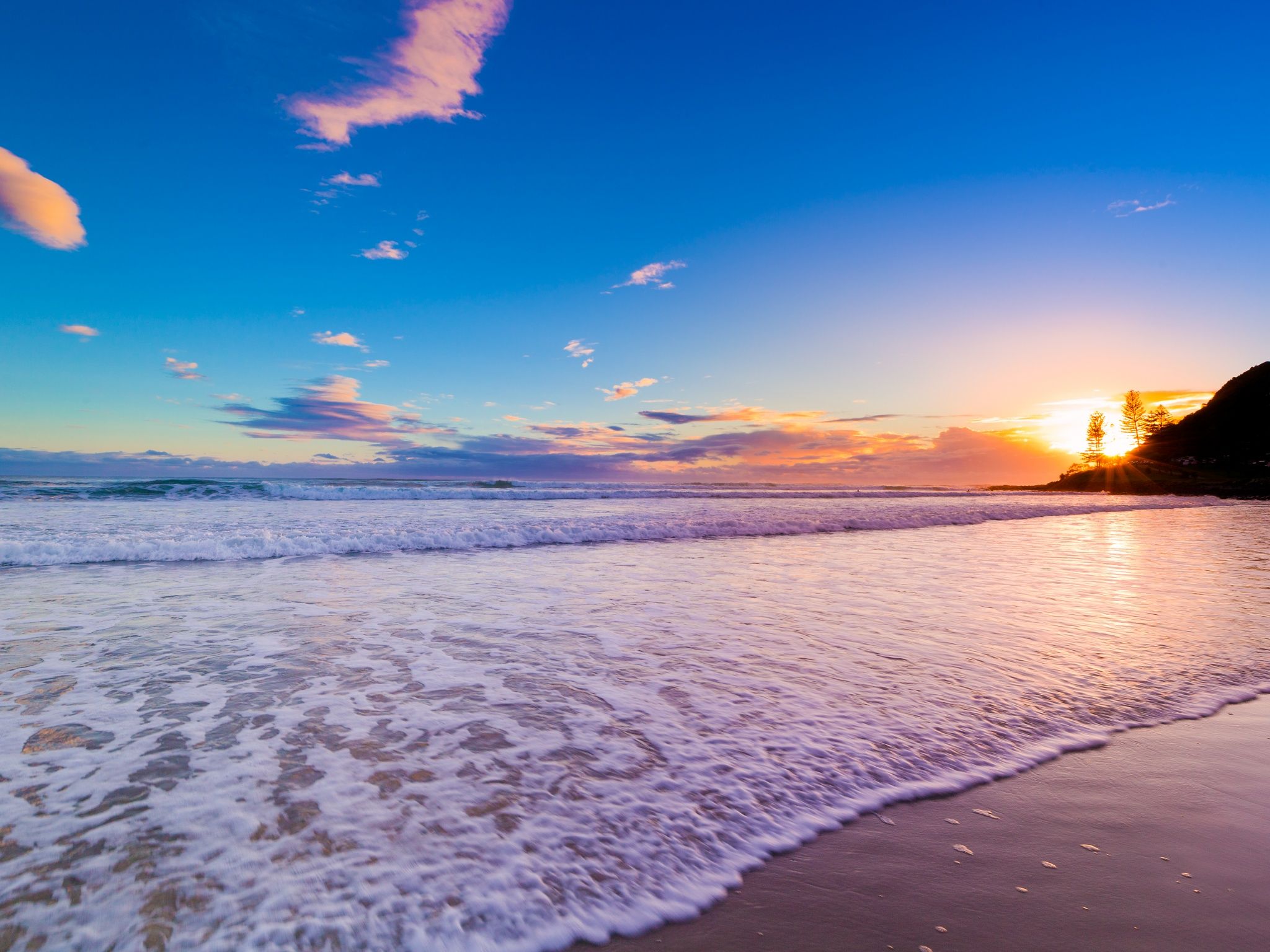 Burleigh Heads Wallpaper 4K, Queensland, Australia, Nature