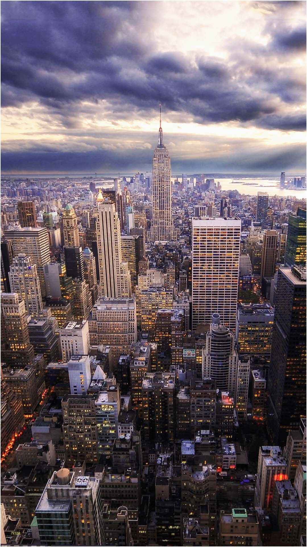 IPhone wallpaper New York City with high-resolution 1080x1920 pixel. You can use this wallpaper for your iPhone 5, 6, 7, 8, X, XS, XR backgrounds, Mobile Screensaver, or iPad Lock Screen - Skyline