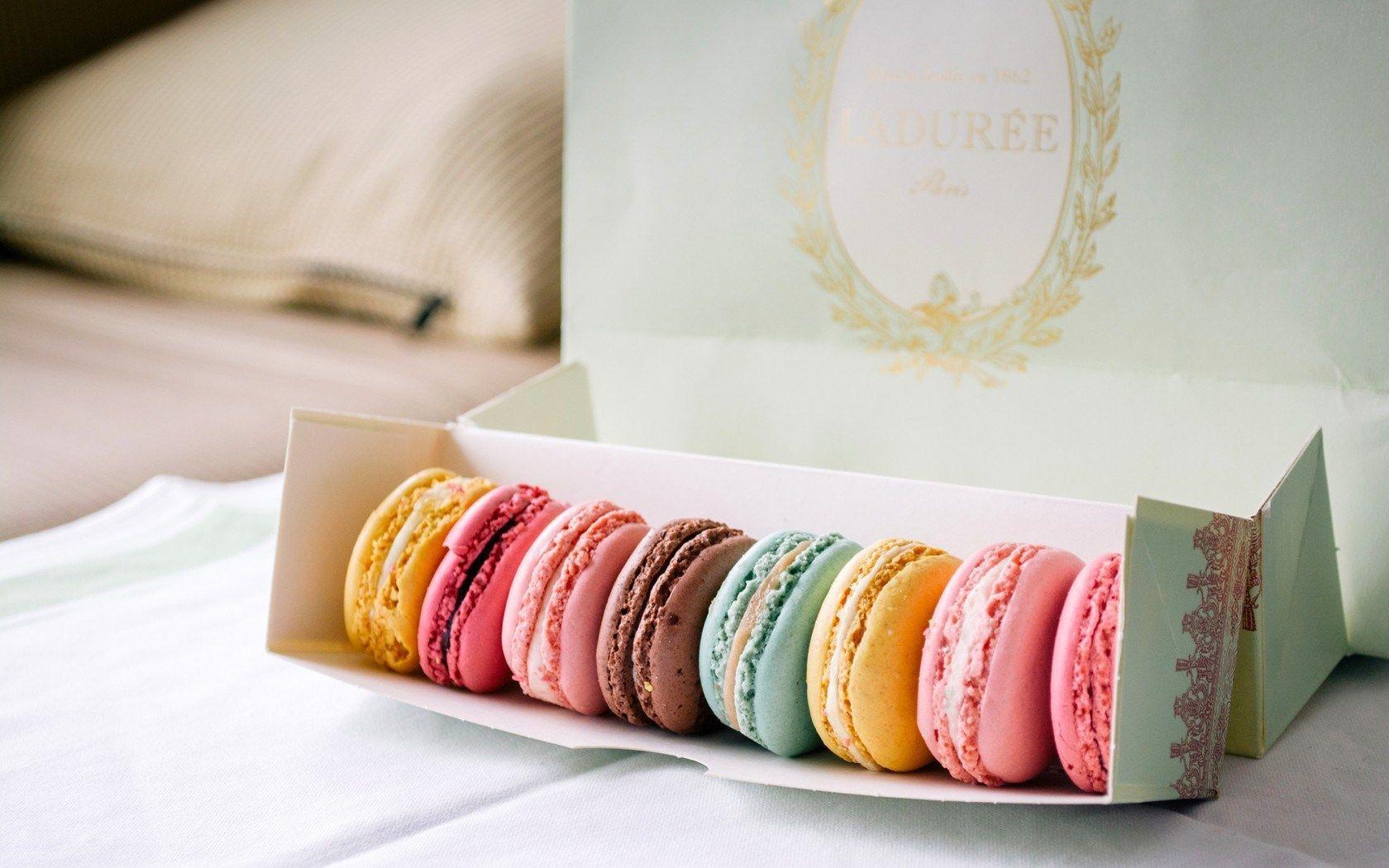 A box of macarons from Laduree - Macarons