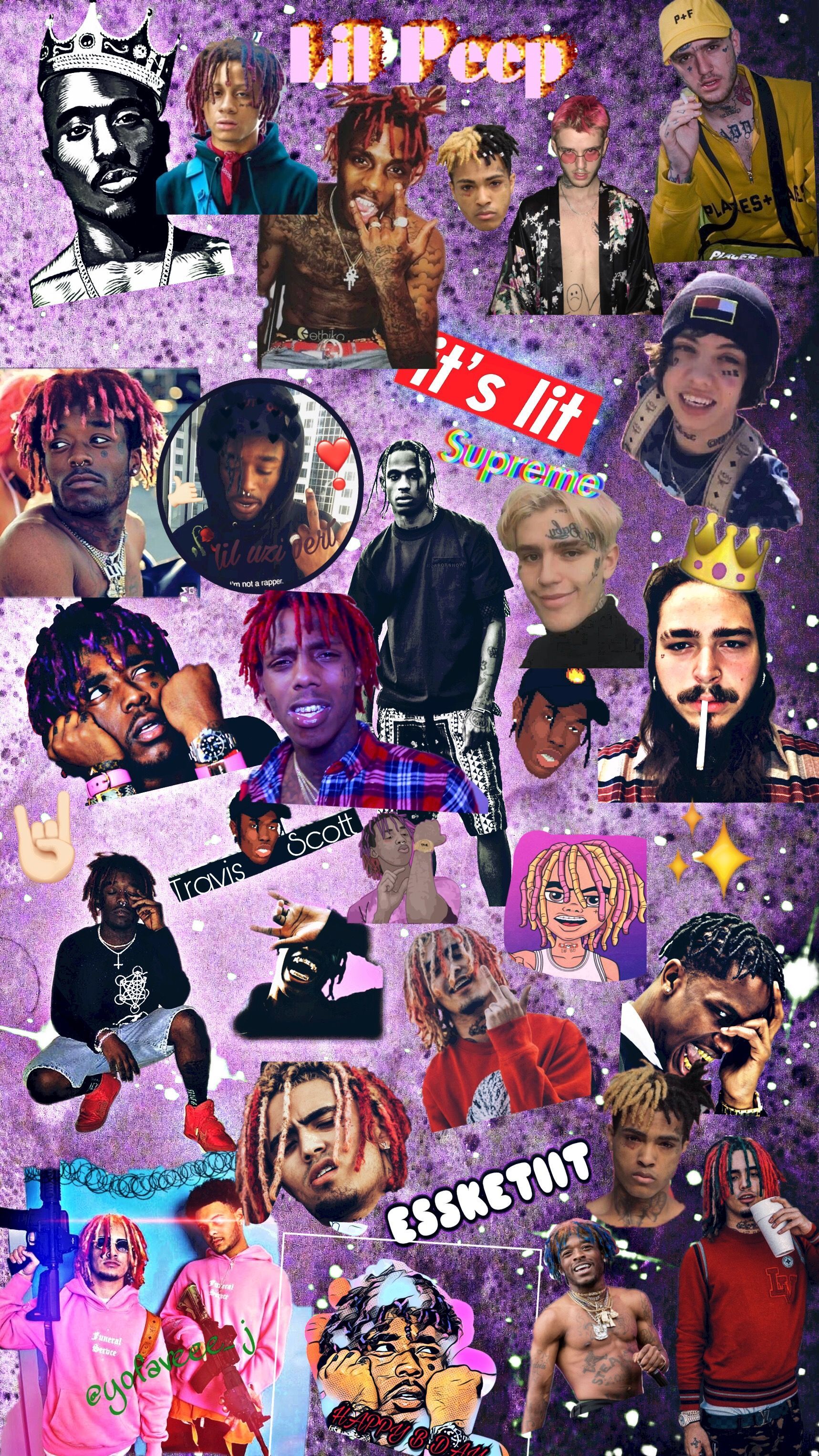 Lil Peep Wallpaper I Made For My Phone - Chance the Rapper