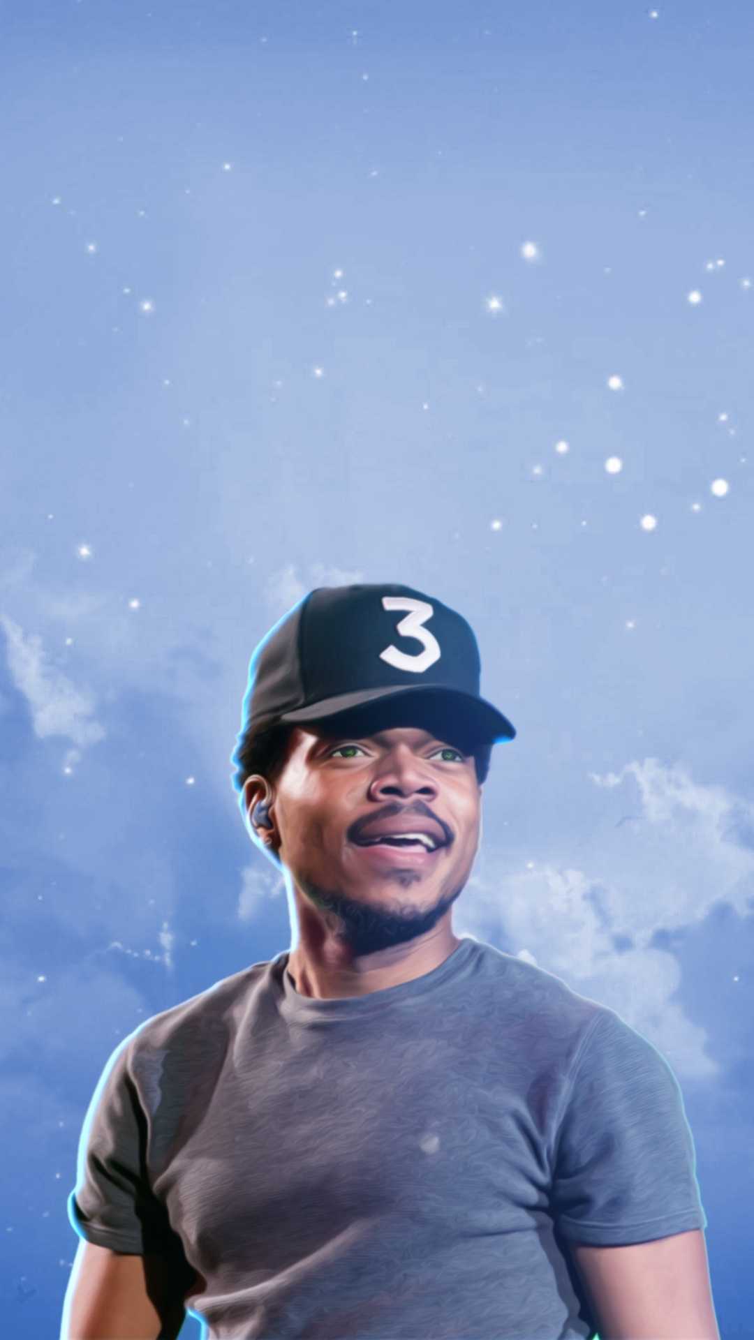 A man wearing sunglasses and holding his hat - Chance the Rapper