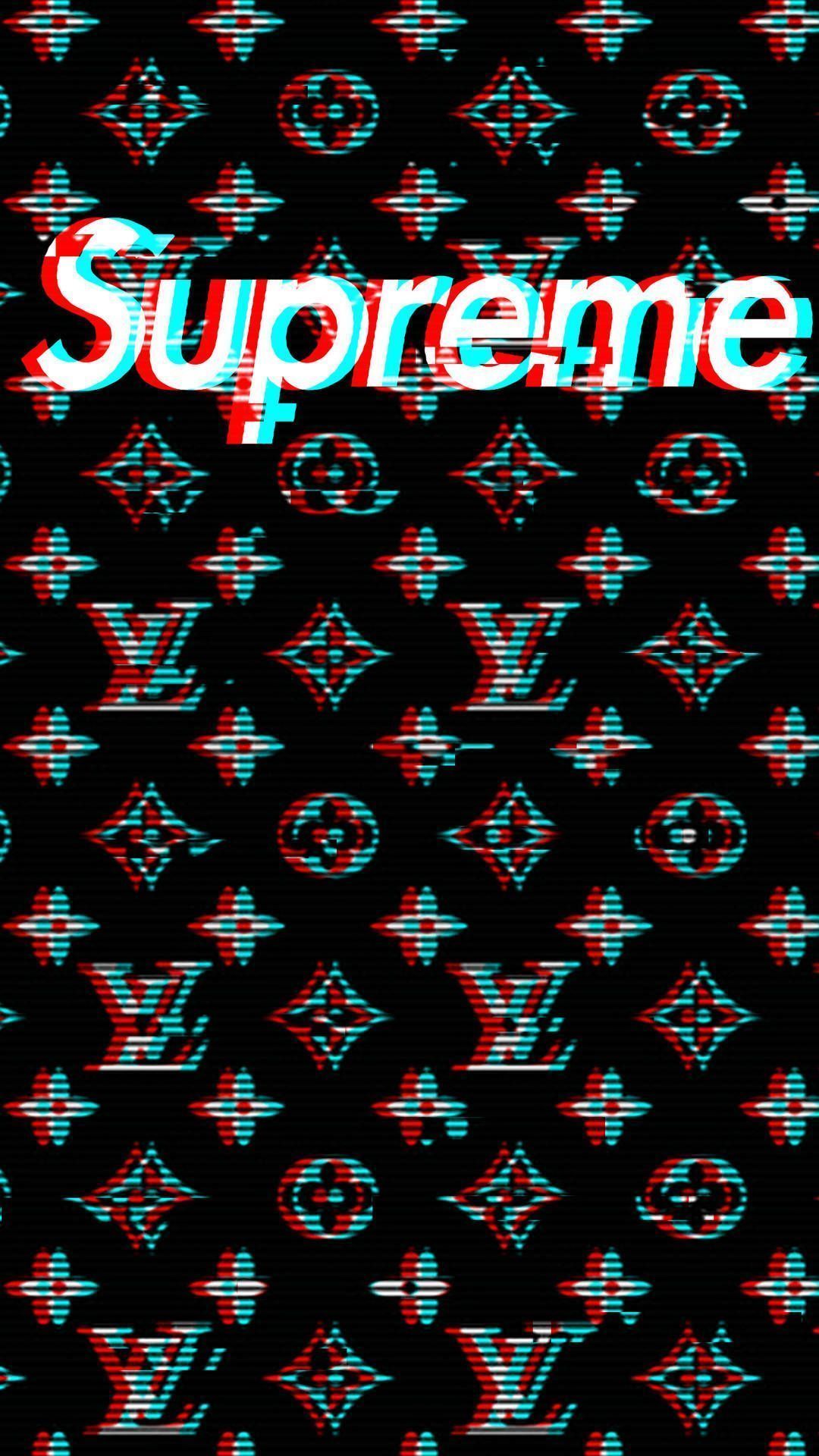 Supreme wallpaper I made for my phone - Supreme, Louis Vuitton