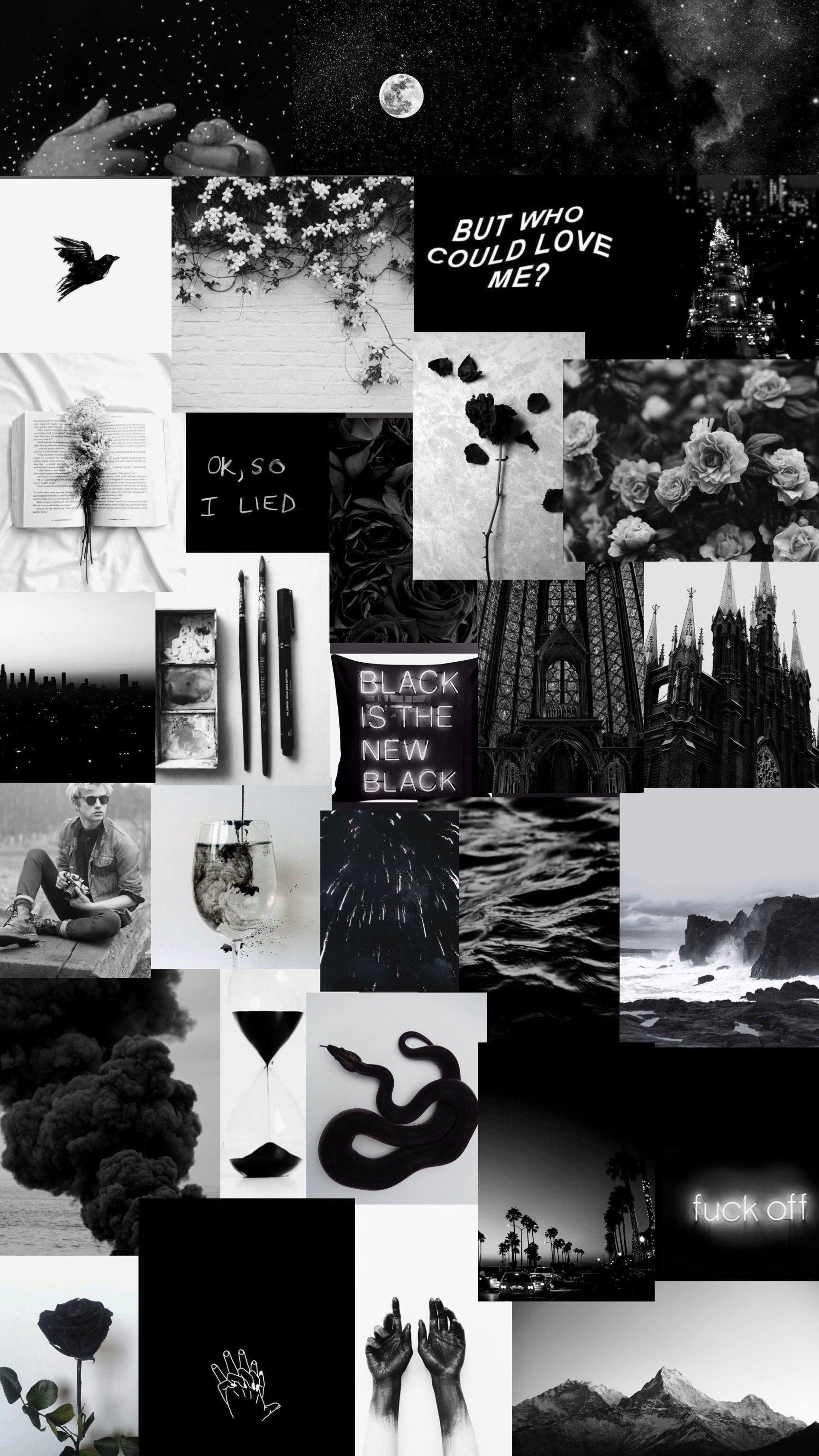 Black And White Wallpaper Aesthetic