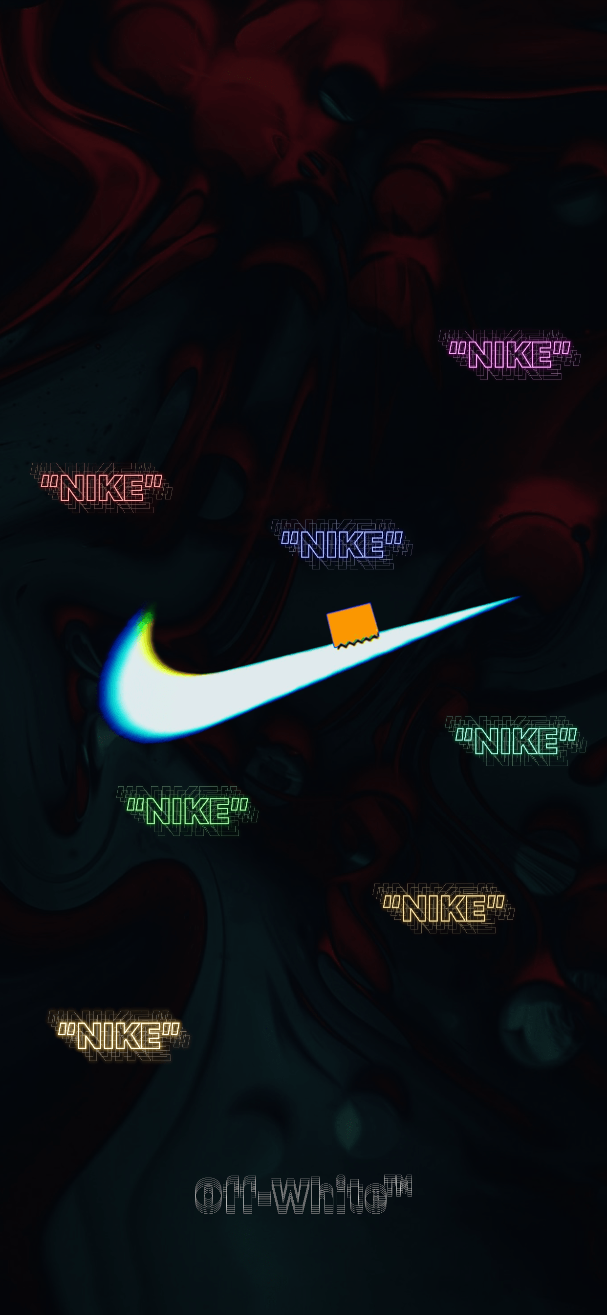 A Nike wallpaper for your phone - Off-White, Nike