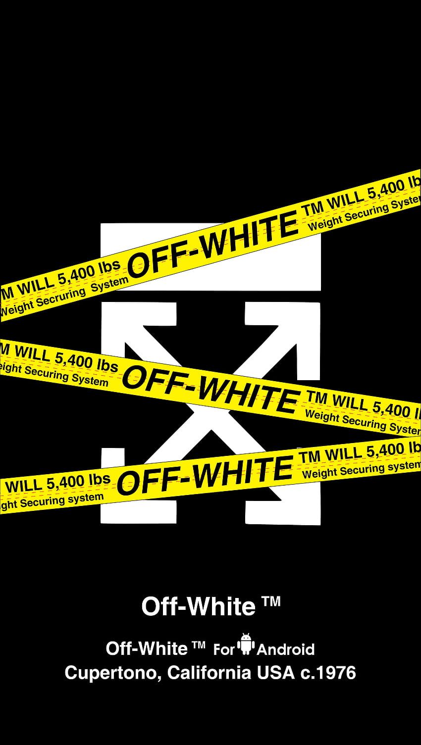A poster with the words off white on it - Off-White