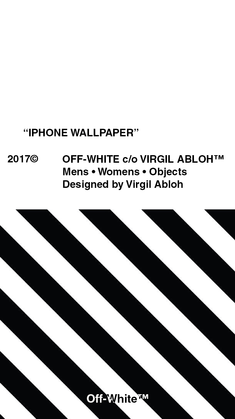 Virgil Off White Phone Wallpaper