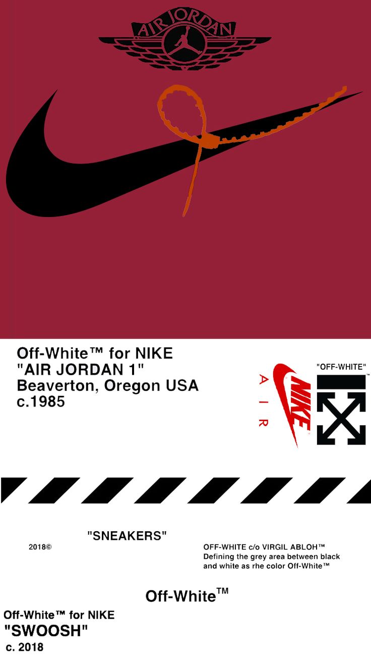Off White x Nike wallpaper I made for my phone - Off-White
