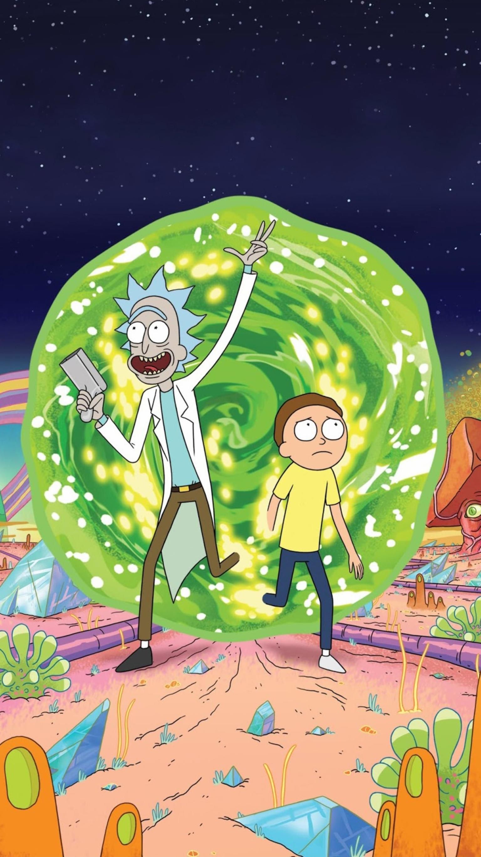 Rick and Morty Aesthetic Wallpaper Free Rick and Morty Aesthetic Background