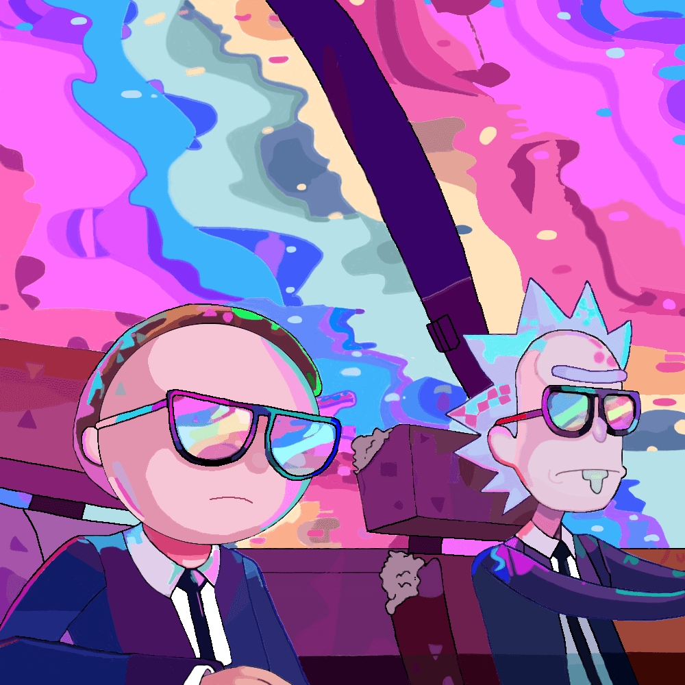 Aesthetic Rick and Morty Art