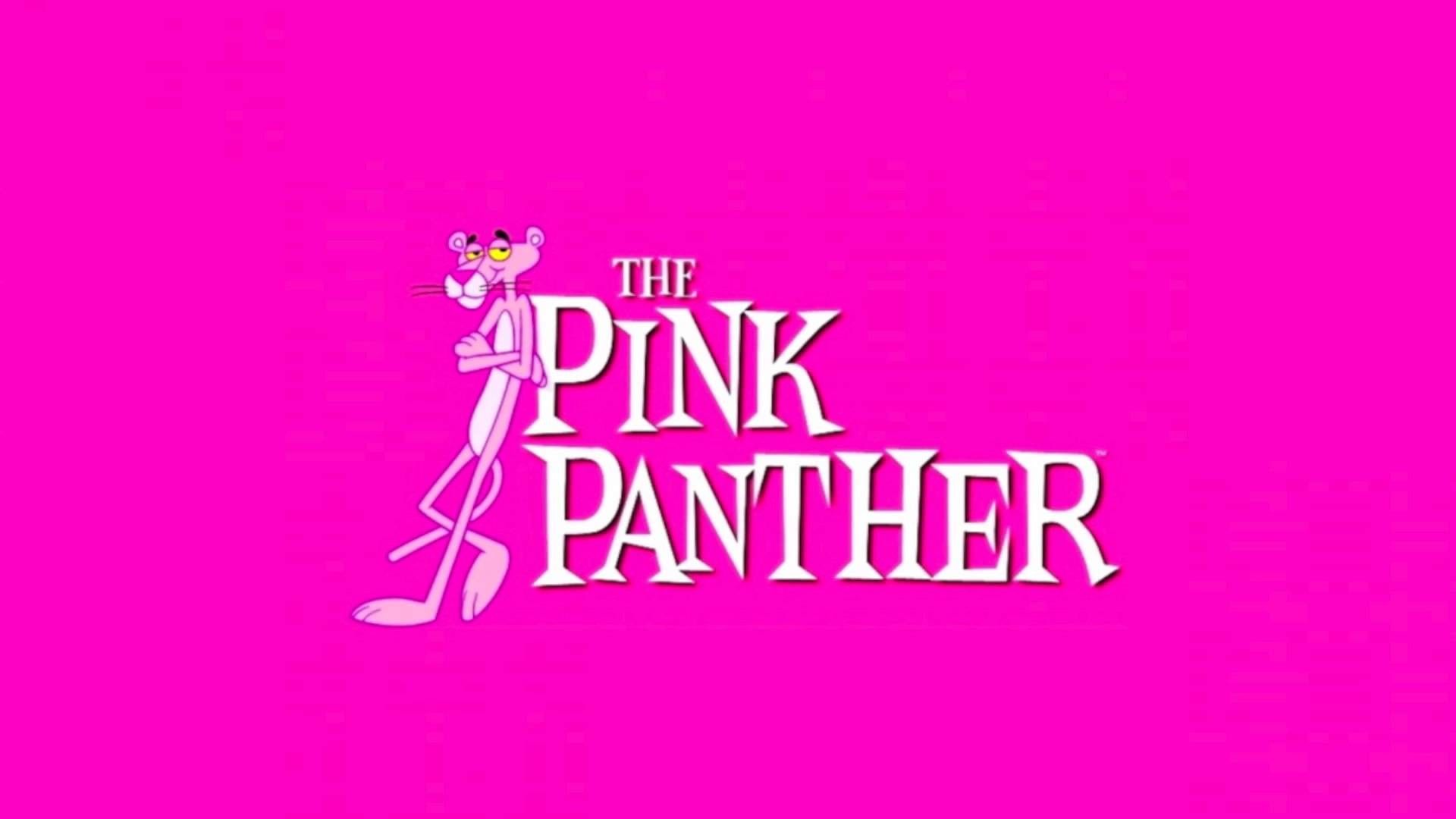 The Pink Panther Show - The Pink Panther in the classic pose, standing on her tiptoes with her head tilted back and a look of amusement on her face. - Pink Panther