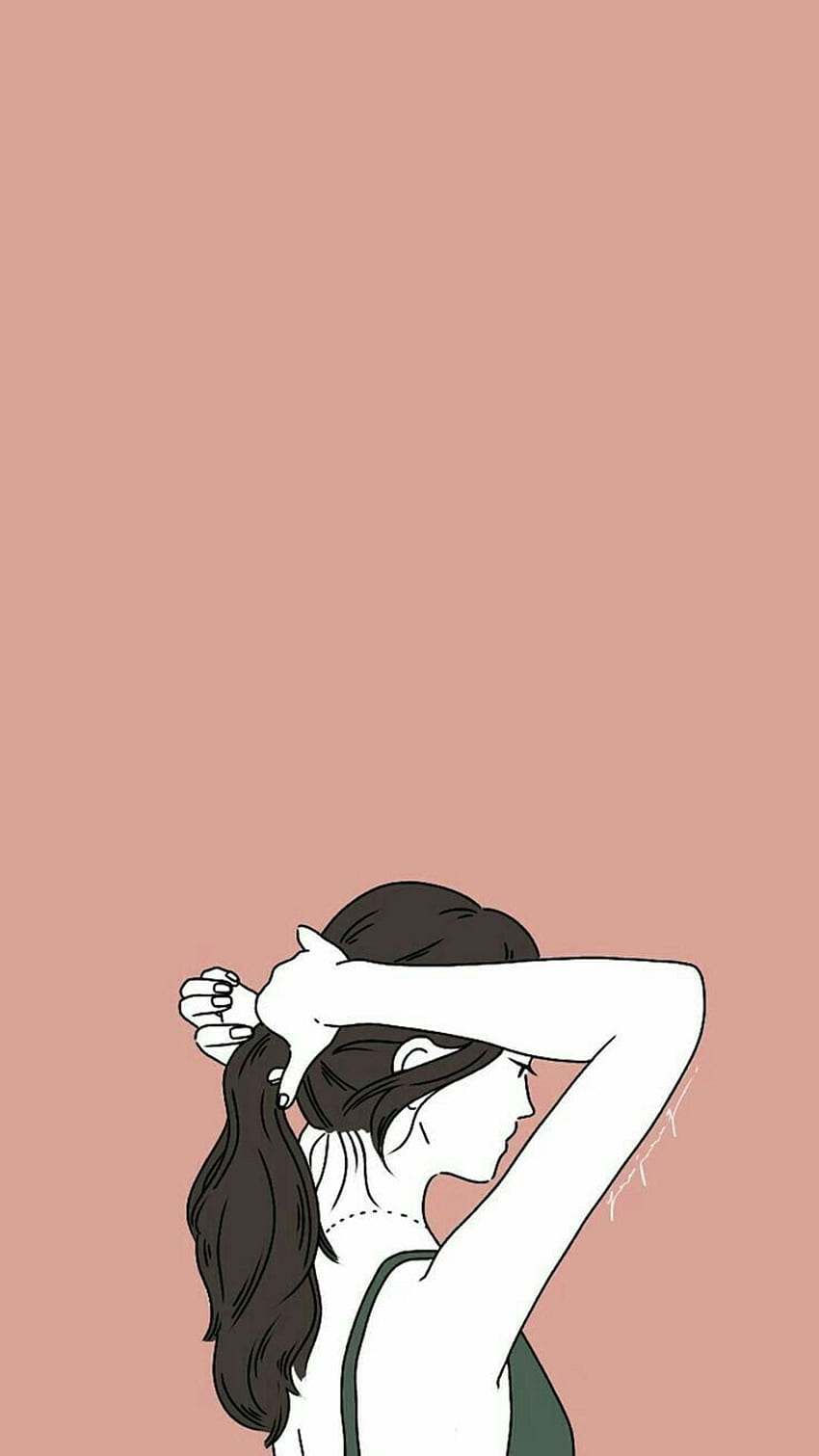 IPhone Lock Sreen from Uploaded by user. Cute background, Cute cartoon, Art, Aesthetic Illustration HD phone wallpaper