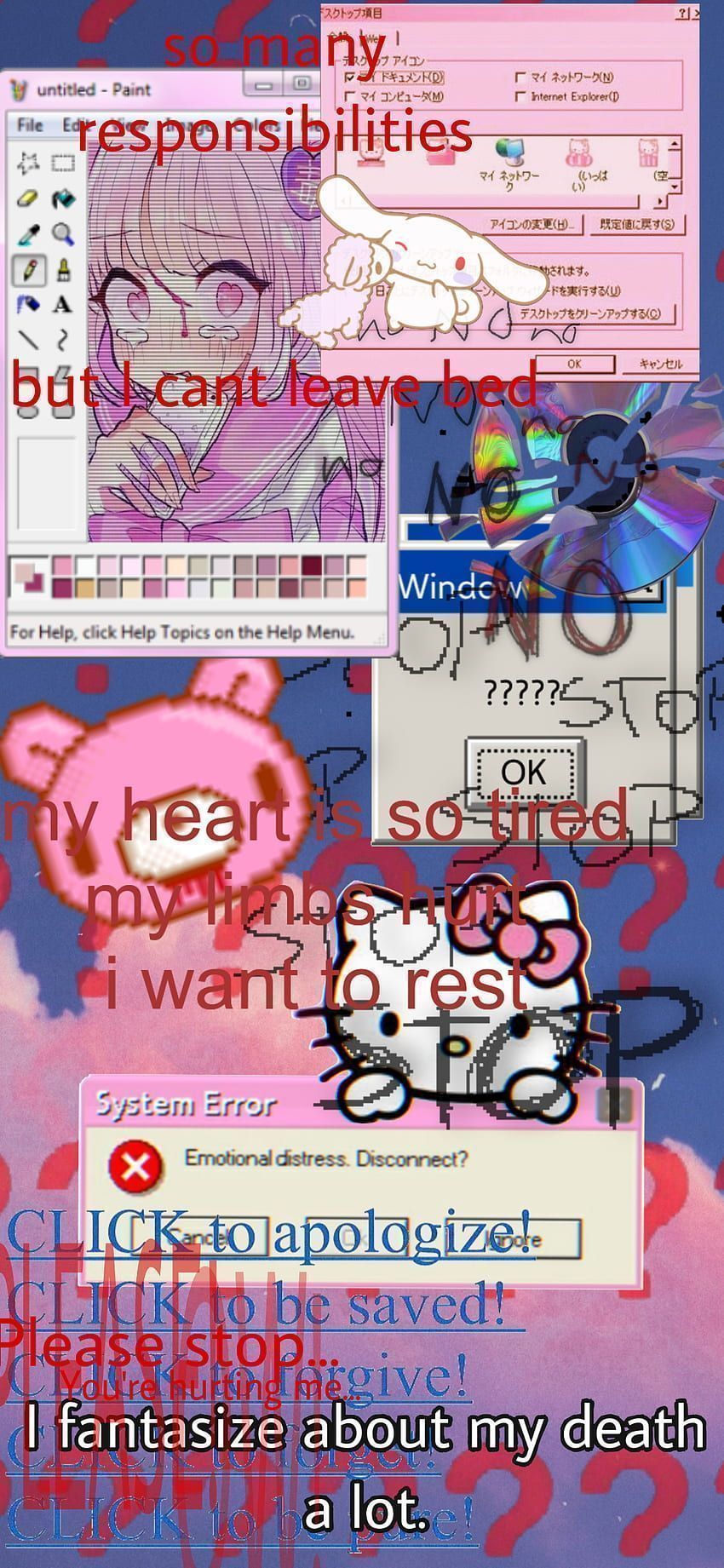A screenshot of a computer screen with a girl saying 