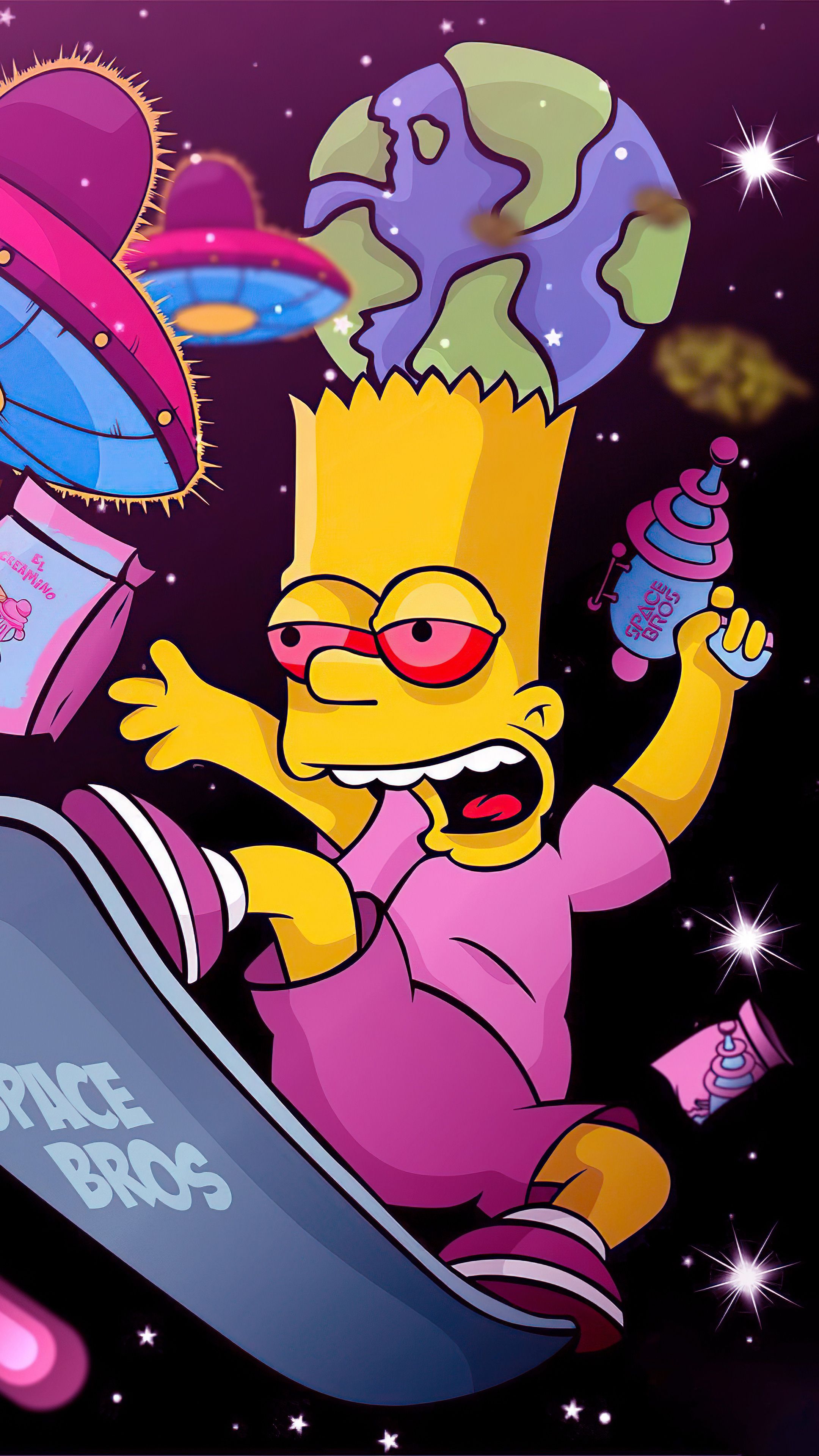 Bart Simpson wallpaper for iPhone and Android phone. - Bart Simpson