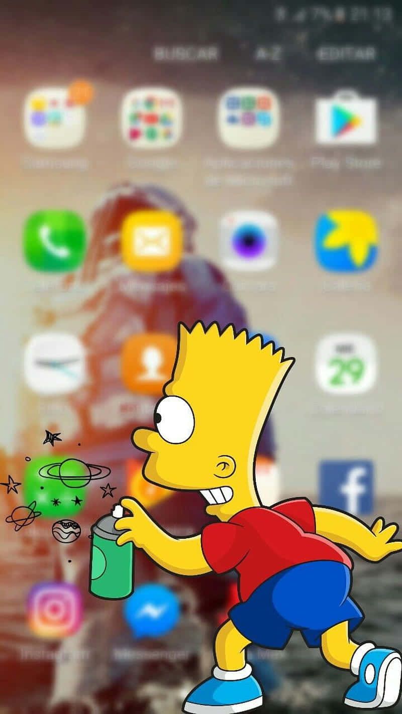 Bart Simpson wallpaper for iPhone and Android devices - Bart Simpson