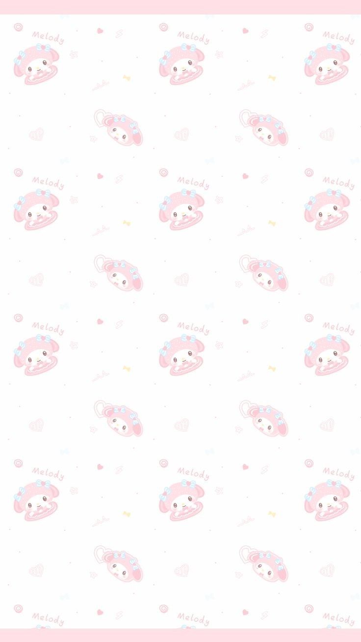 kawaii. My melody wallpaper, Pink wallpaper anime, Sanrio wallpaper