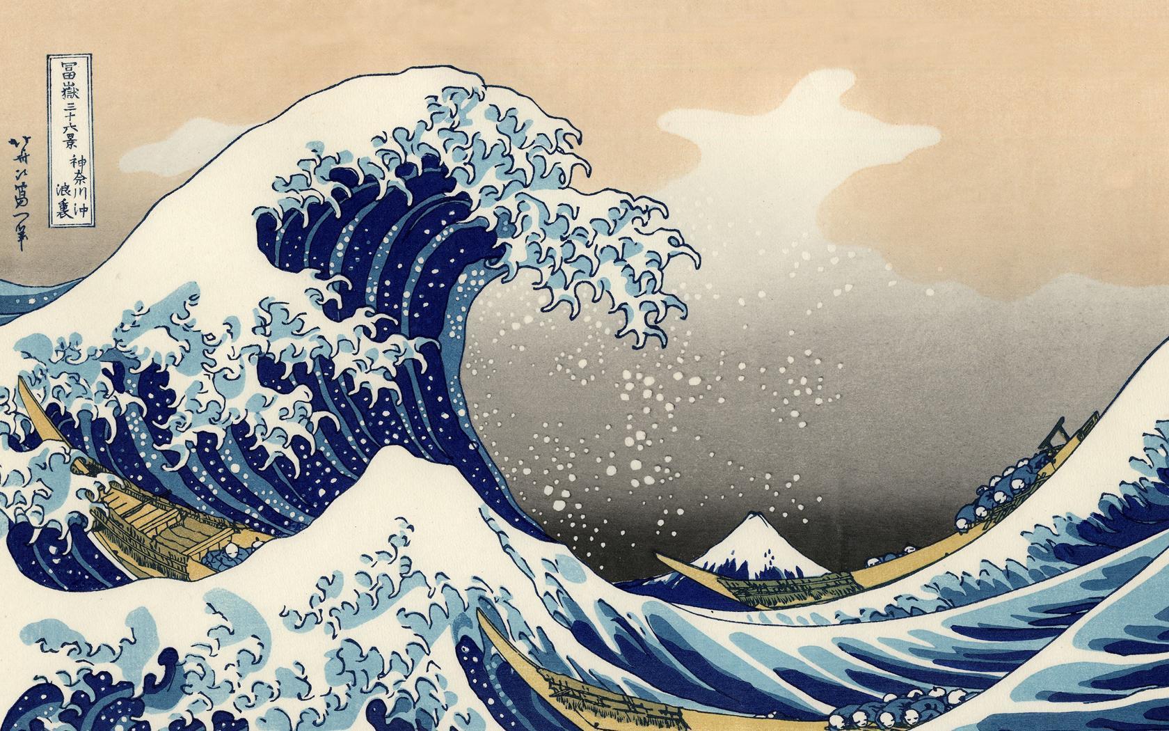 The Great Wave Wallpaper Free The Great Wave Background