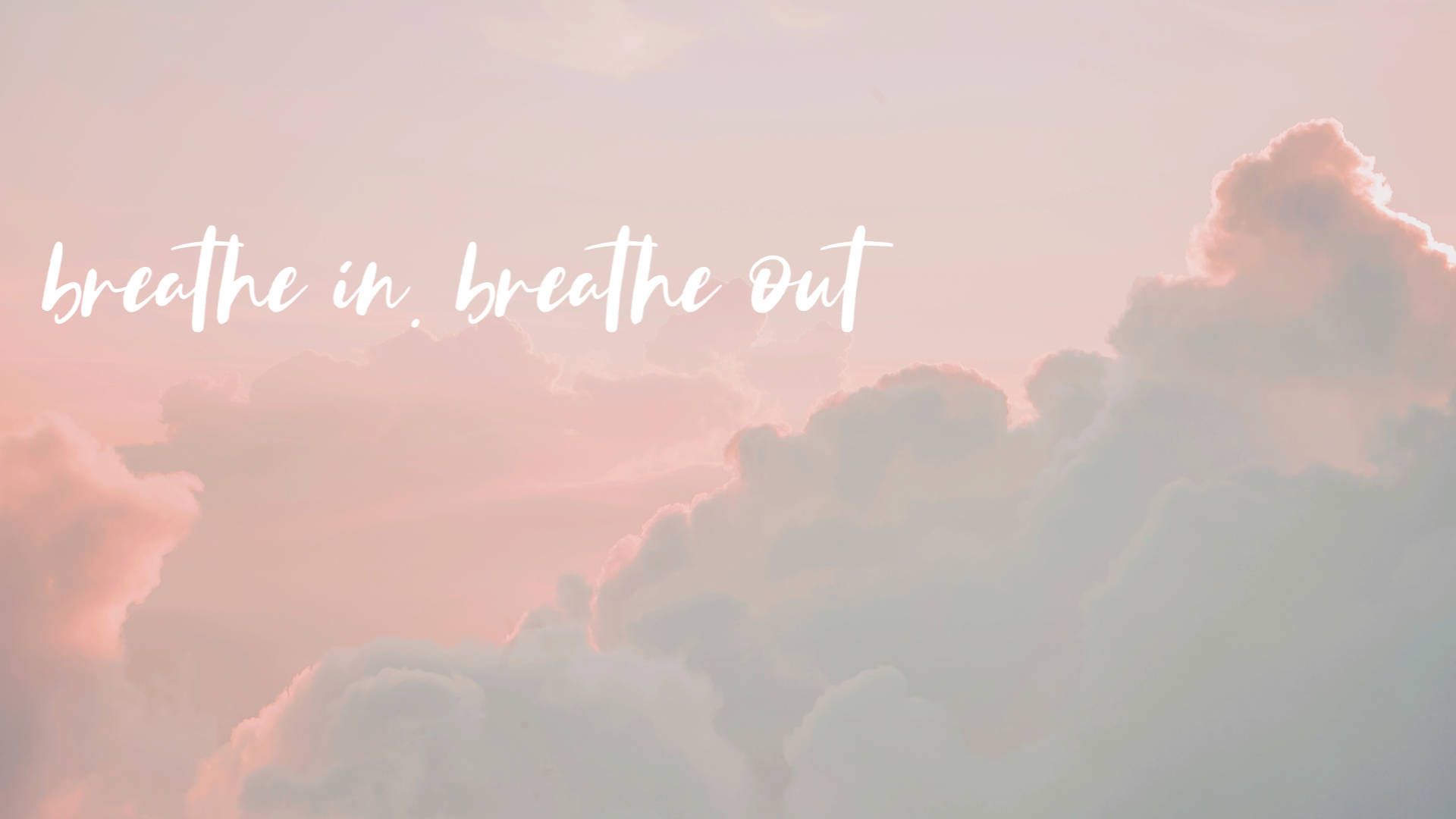 Download Breathe In Breathe Out Pastel Aesthetic Tumblr Laptop Wallpaper