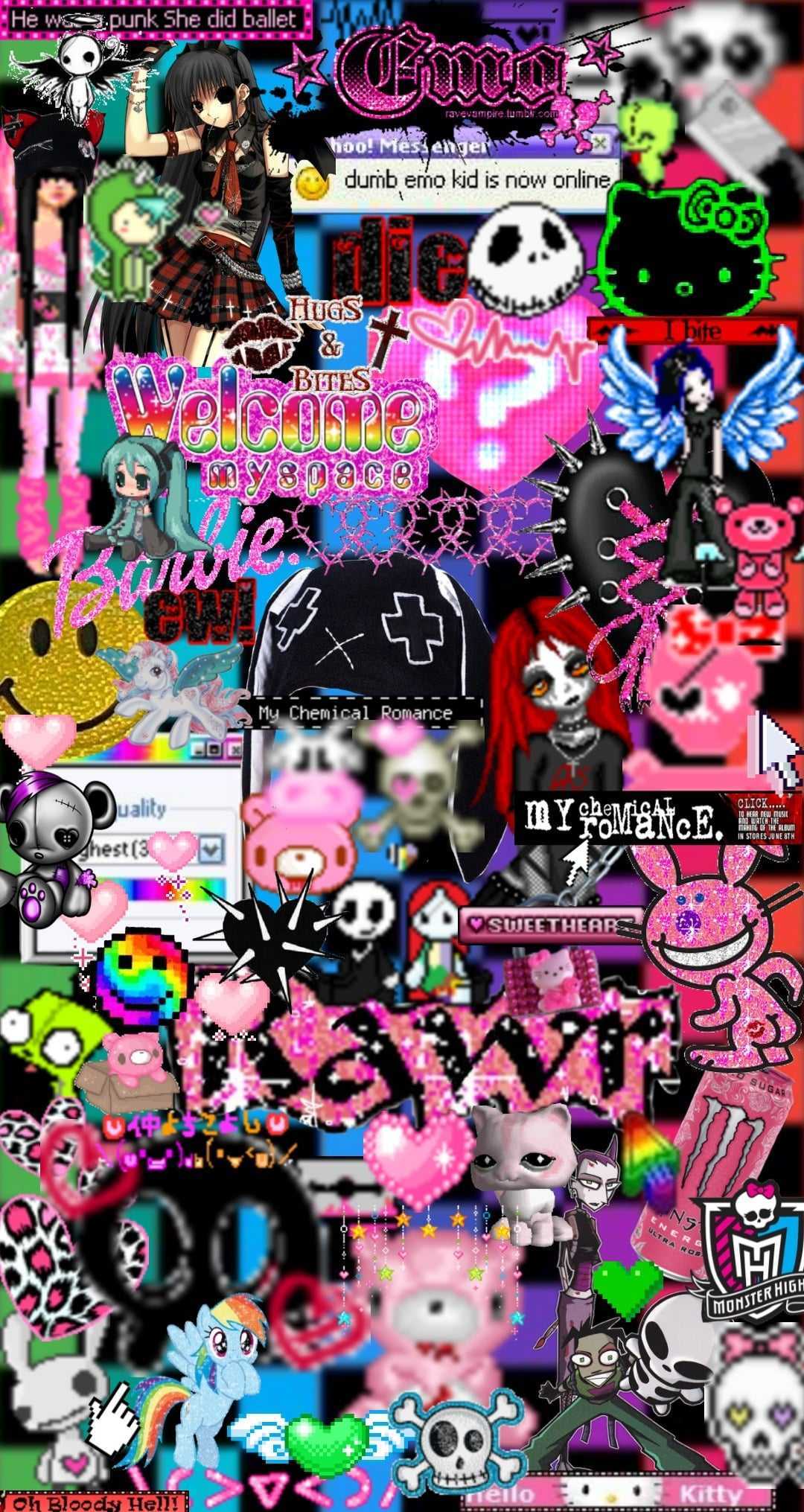 Emo wallpaper by me! If you use it please give credit! - Weirdcore