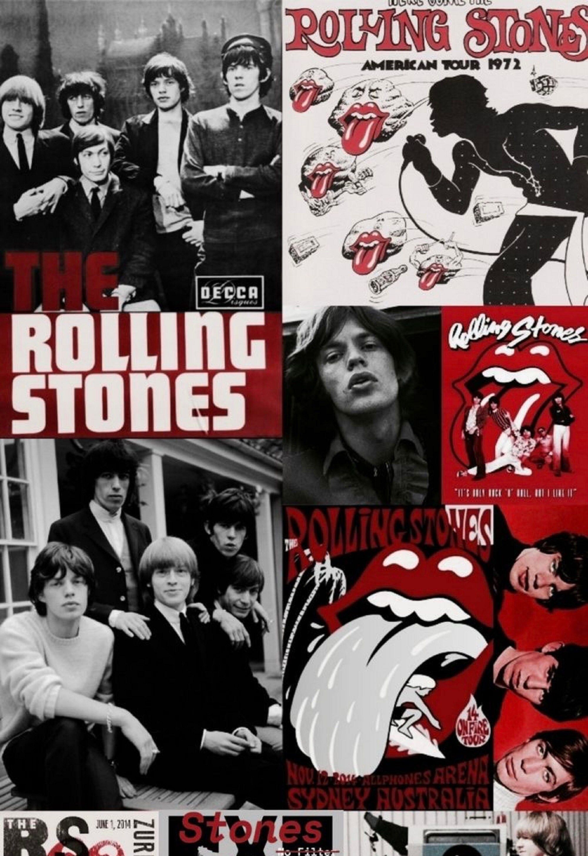 Rolling Stones Aesthetic Poster Rolling Stones Rolling