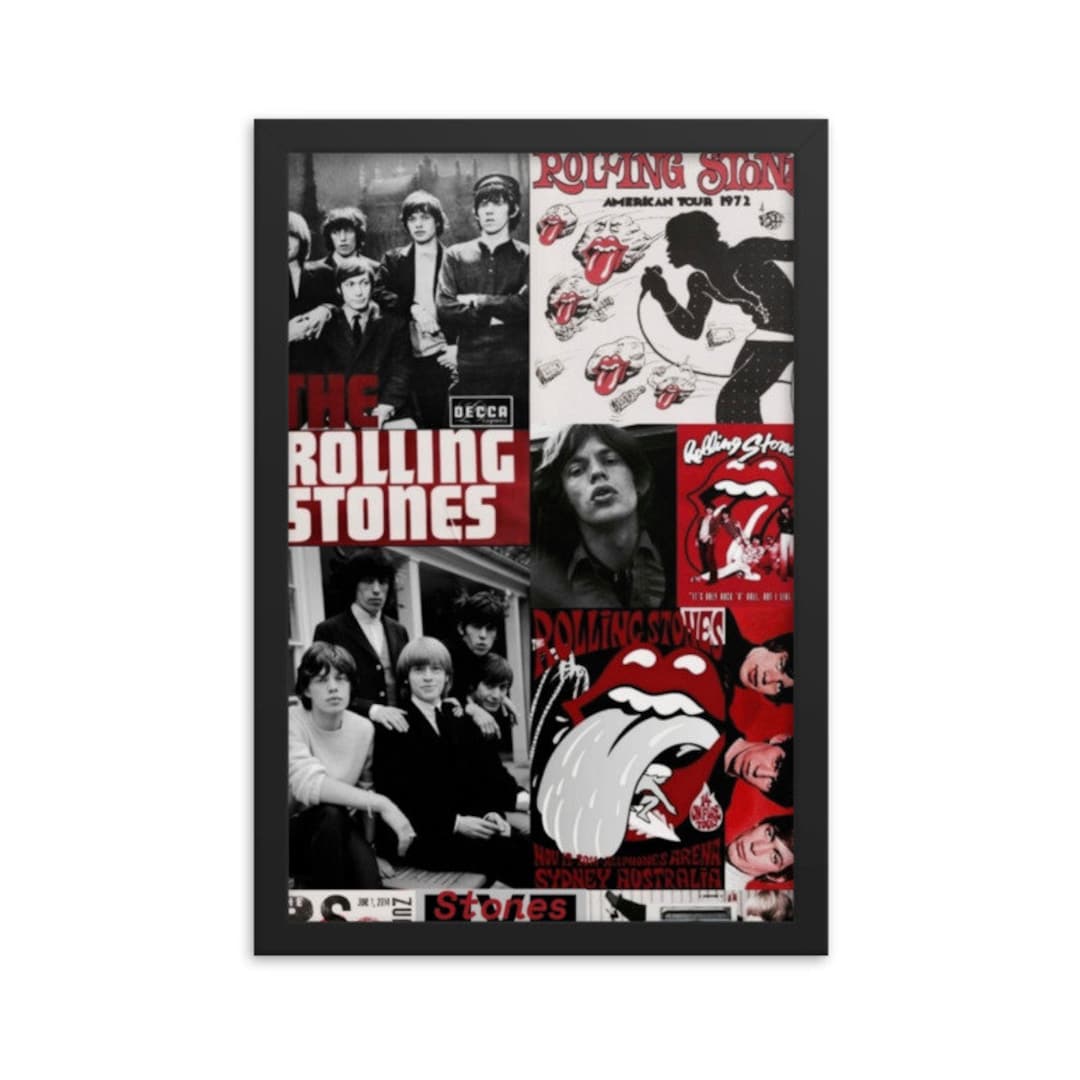 Rolling Stones Aesthetic Poster Rolling Stones Rolling