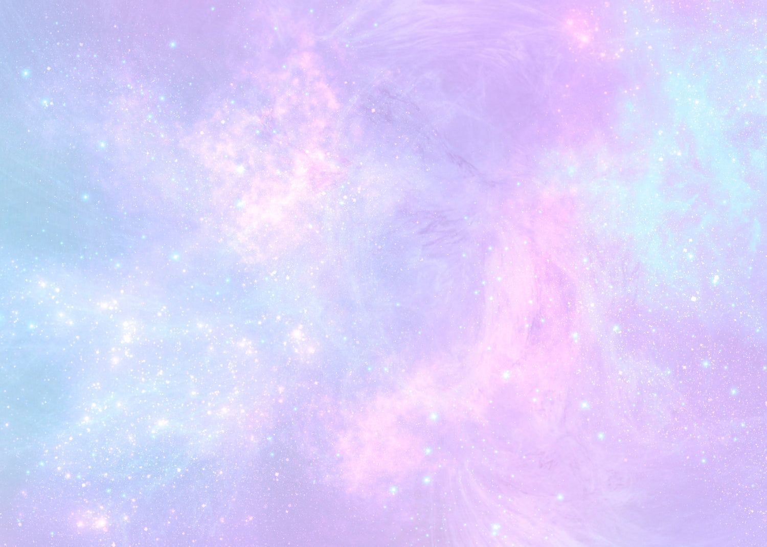 A purple and blue galaxy with white stars - Witchcore