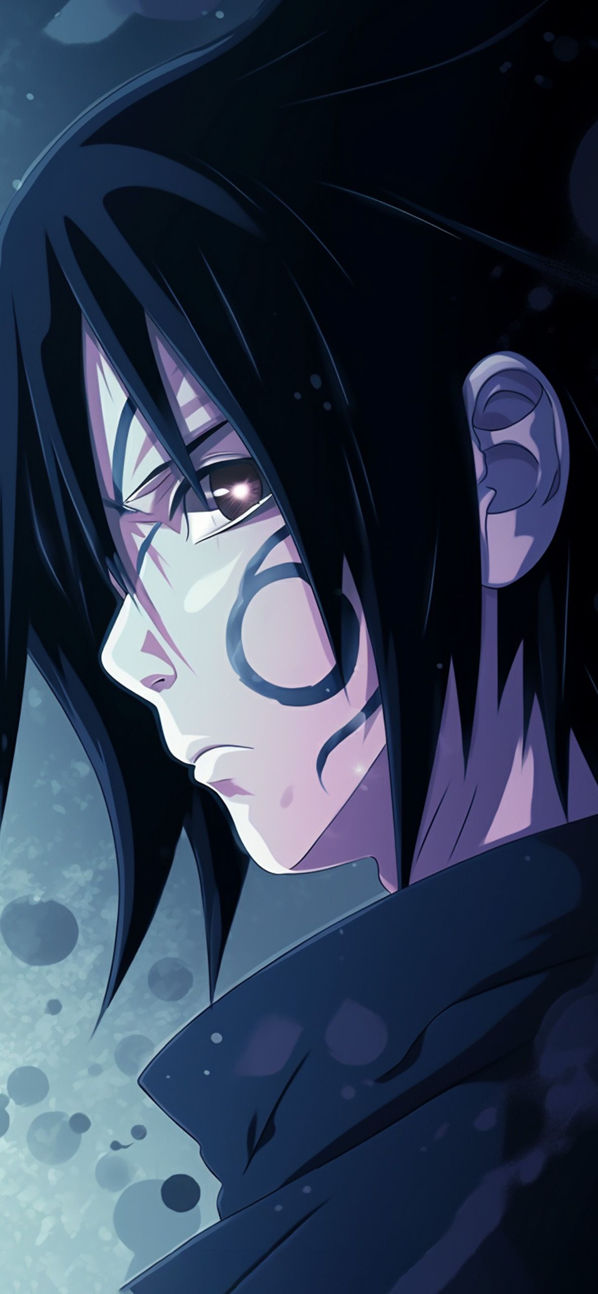 Naruto Sasuke Uchiha Blue Wallpaper Wallpaper iPhone