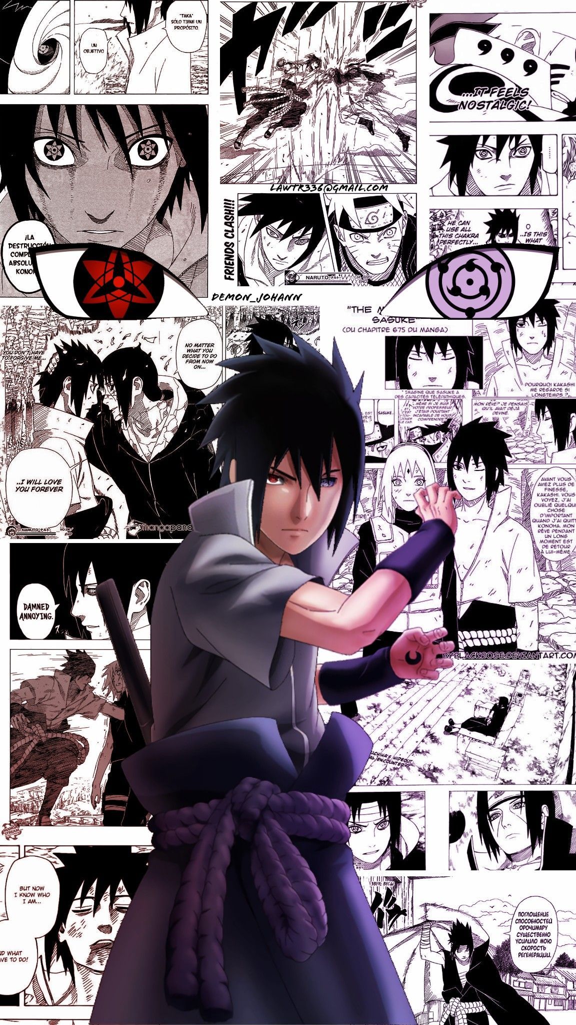 Sasuke Manga Wallpaper Free Sasuke Manga Background